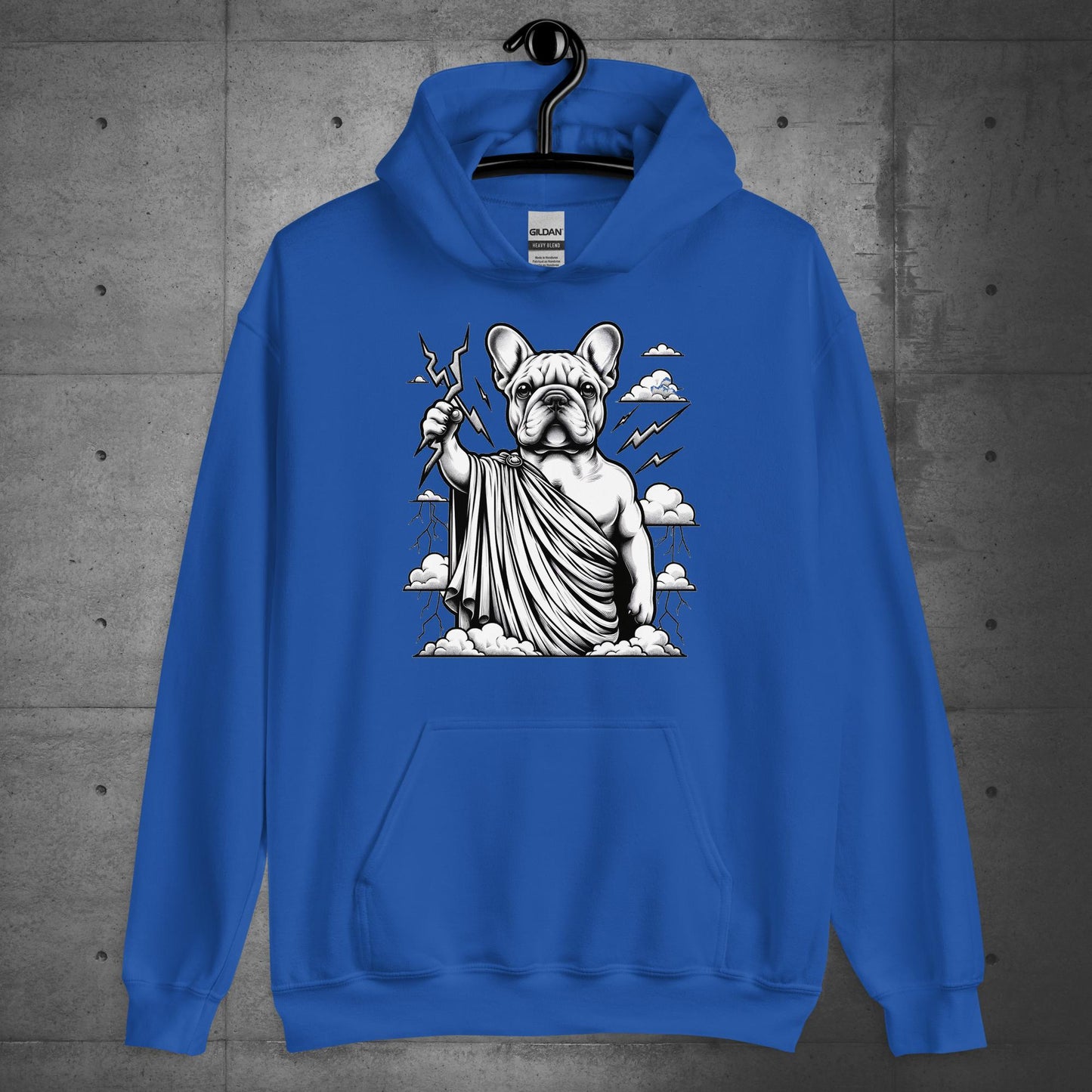 "Lightning Lord" Zeus Frenchie - Hoodie - Frenchie Emporium