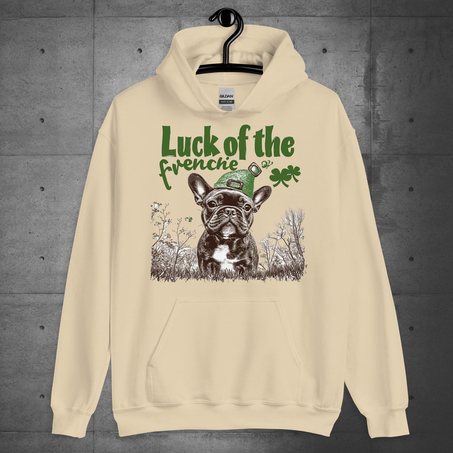 Luck of the Paw-rish Frenchie Unisex Hoodie - Frenchie Emporium