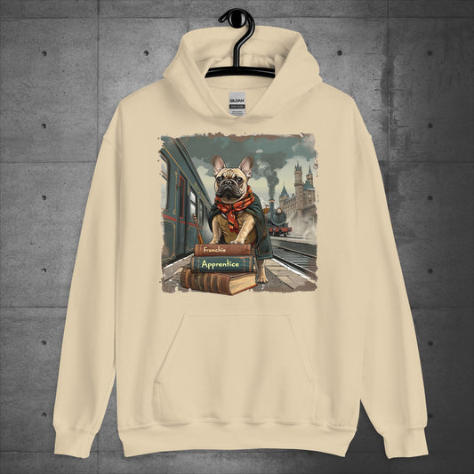 Unisex French Bulldog "Train to Wizardry" Hoodie - Frenchie Emporium