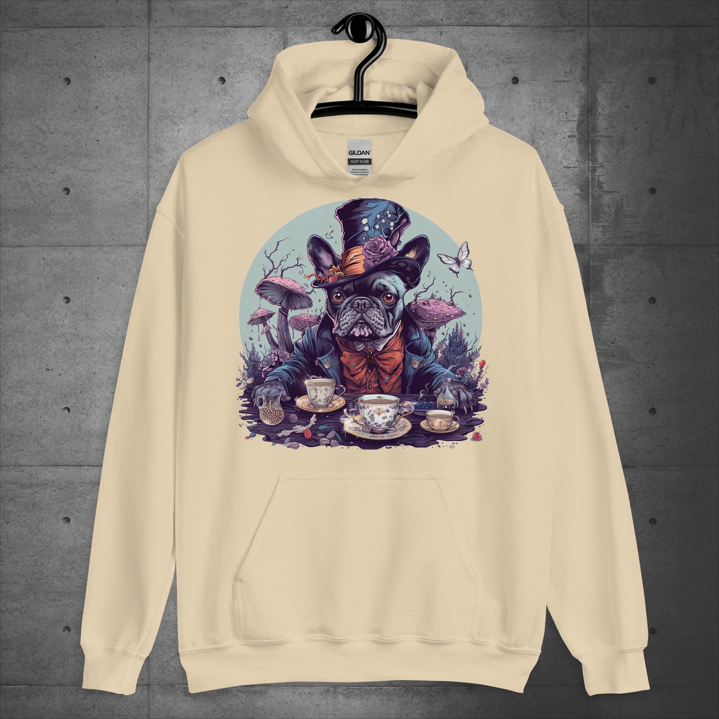 Frenchie Mad Hatter - Unisex Hoodie - Frenchie Emporium