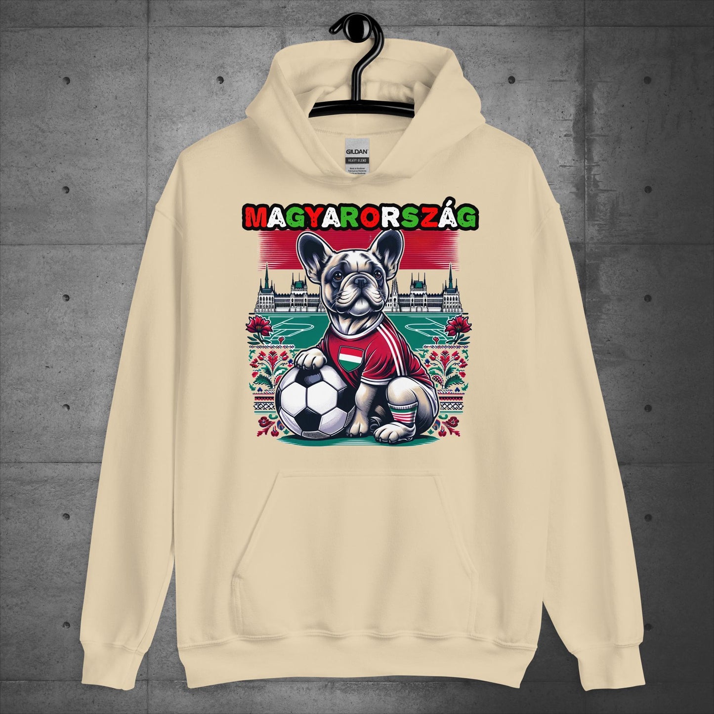 Frenchie Magyarország Football Fan - Unisex Hoodie - Frenchie Emporium