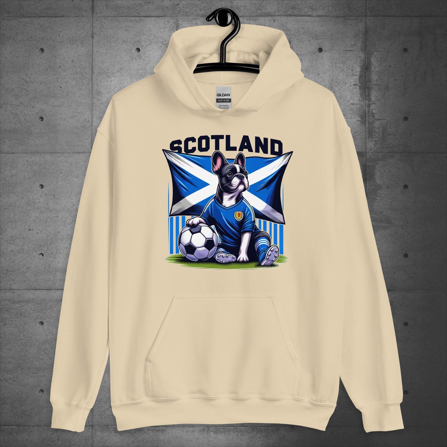 Frenchie Scotland Football Fan - Unisex Hoodie - Frenchie Emporium