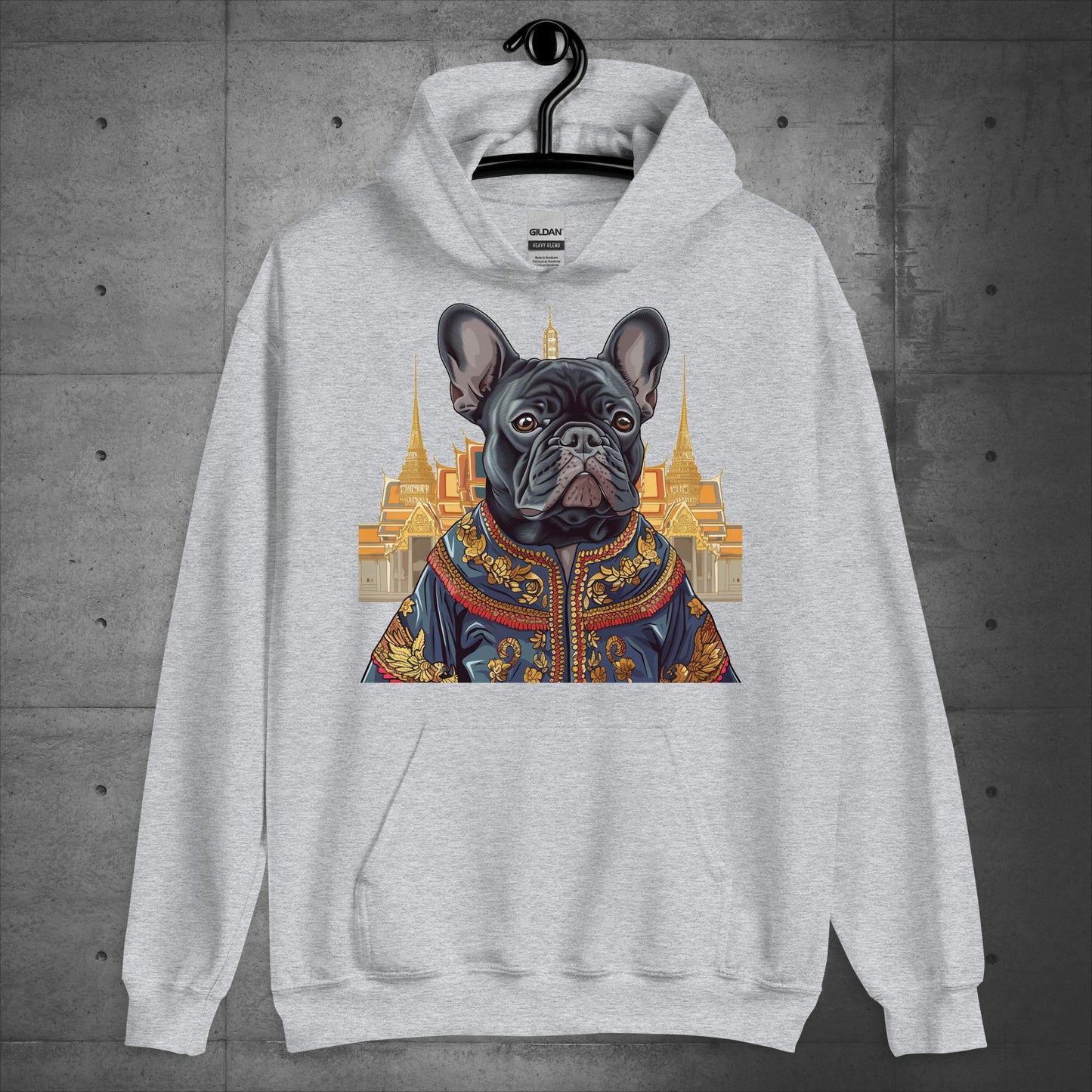 Thai Elegance Frenchie - Unisex Hoodie - Frenchie Emporium