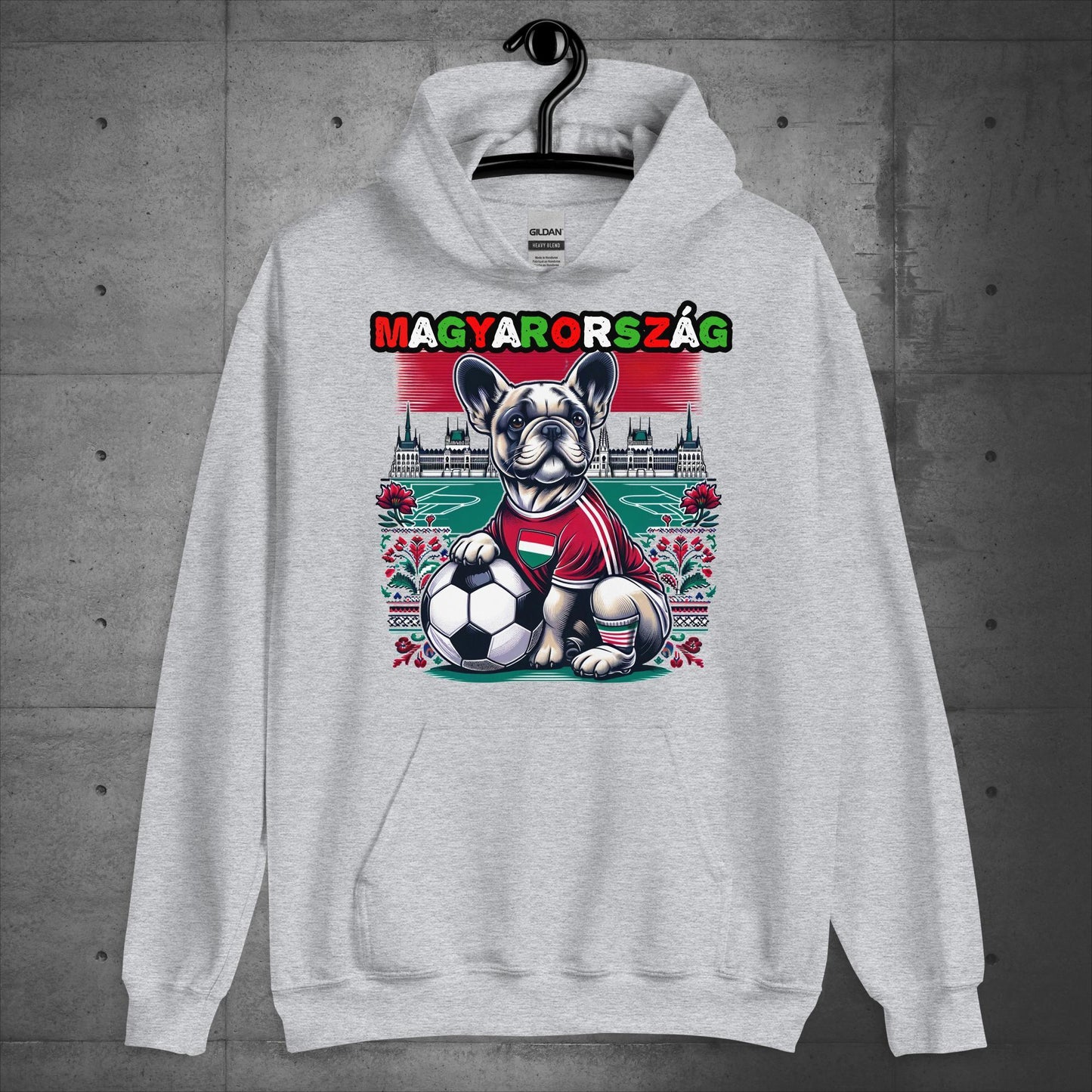 Frenchie Magyarország Football Fan - Unisex Hoodie - Frenchie Emporium