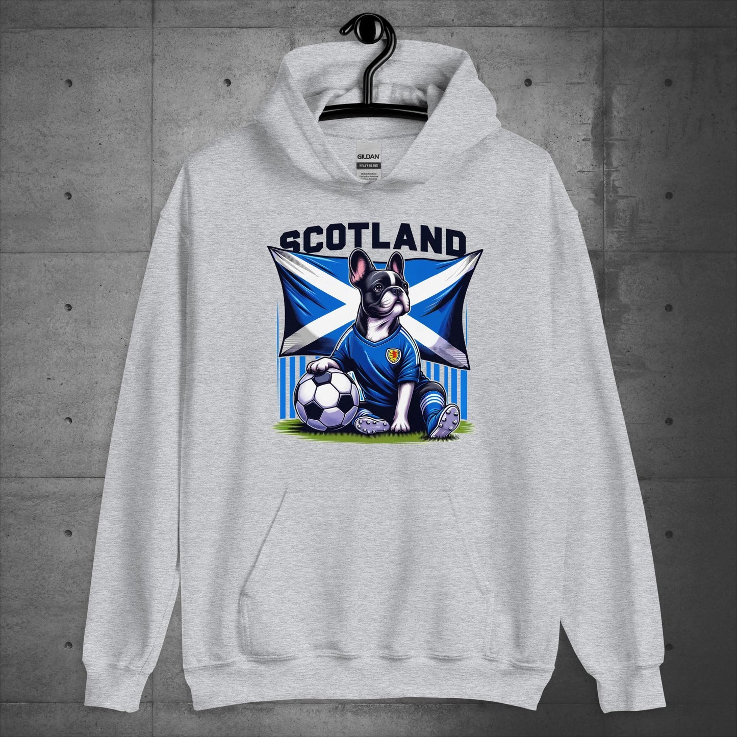 Frenchie Scotland Football Fan - Unisex Hoodie - Frenchie Emporium