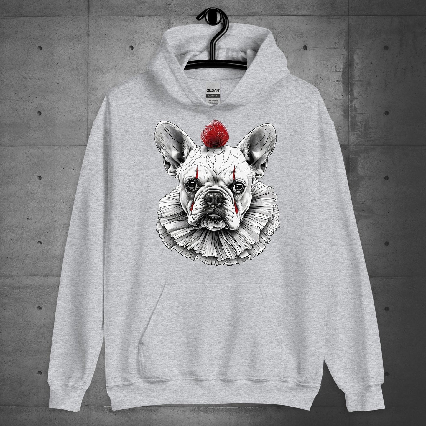 Frenchie IT the Clown - Unisex Hoodie - Frenchie Emporium