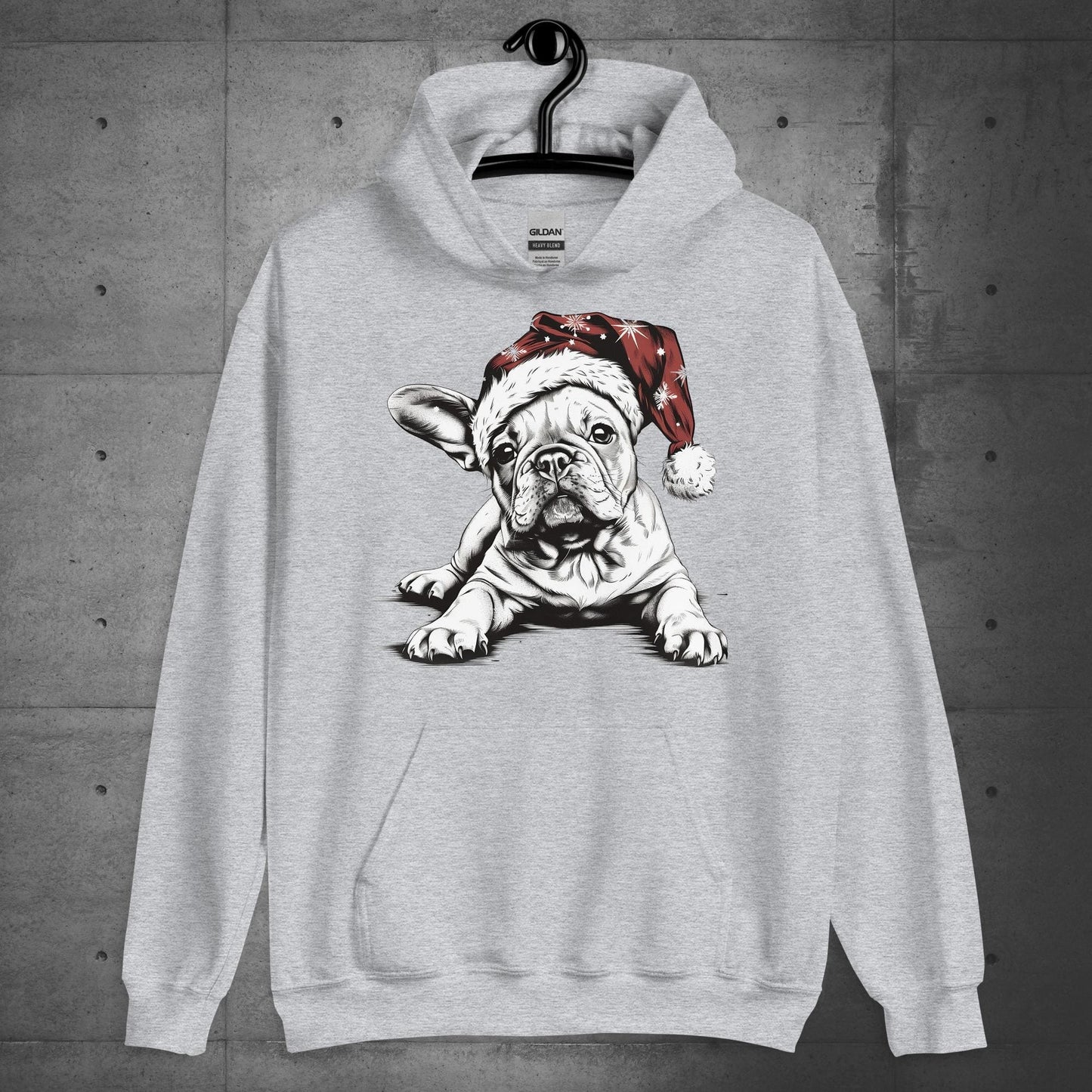 Feliz Navidad Frenchie - Unisex Christmas Hoodie - Frenchie Emporium