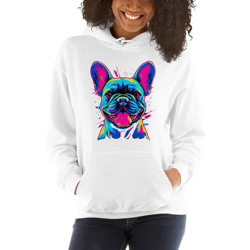 Frenchie Sassy Neon Styled - Unisex Hoodie - Frenchie Emporium