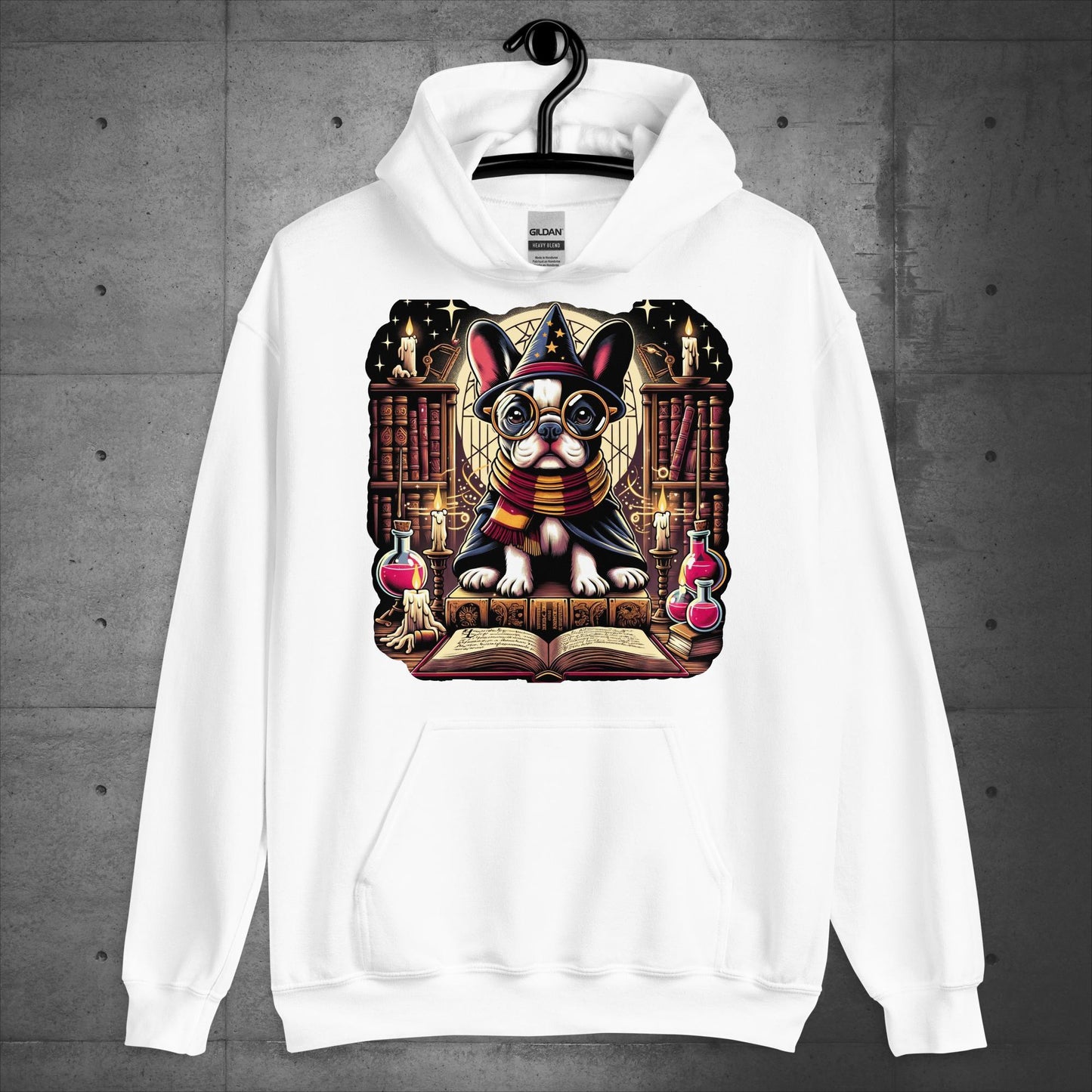 Unisex "Frenchie Wizard's Apprentice" Hoodie - Frenchie Emporium