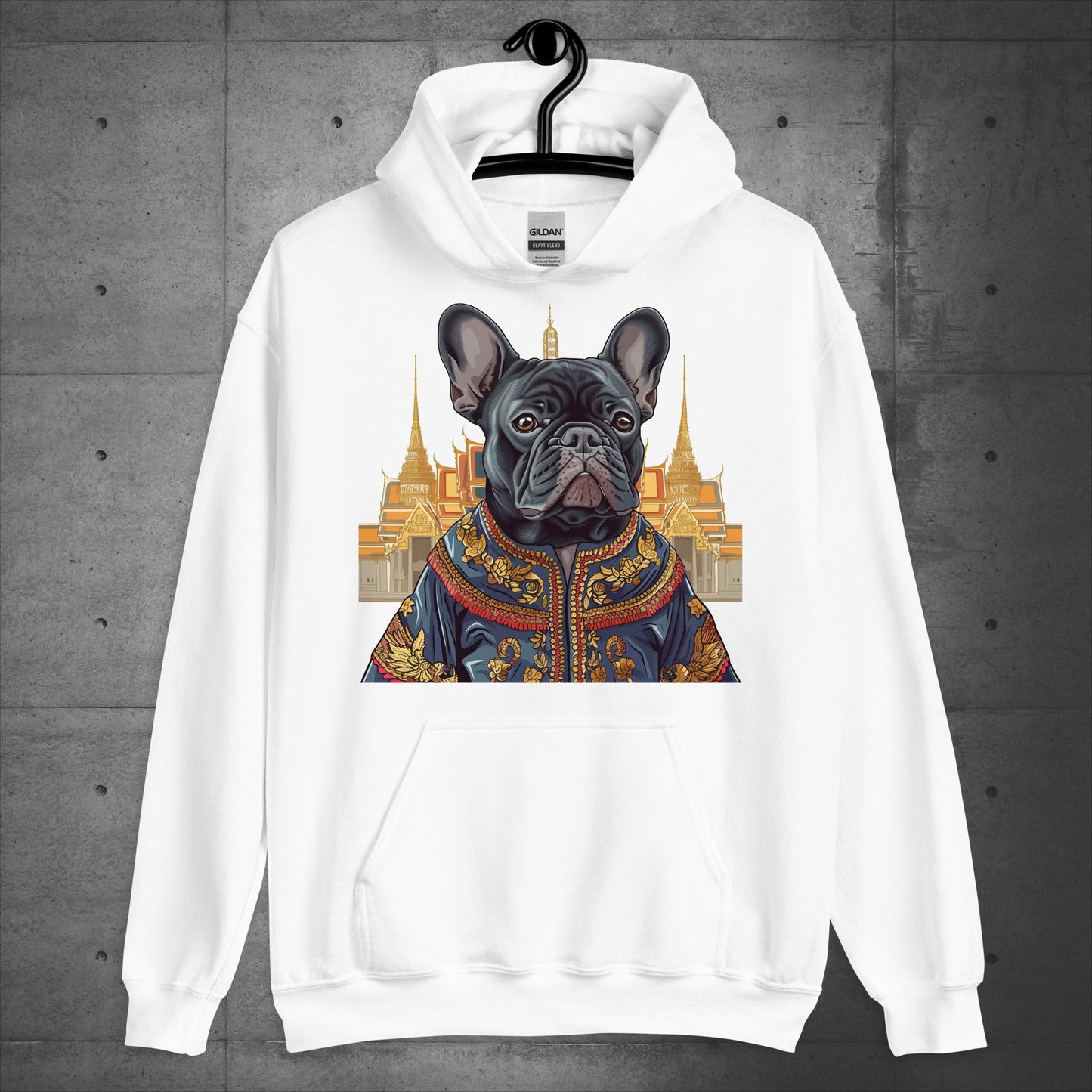Thai Elegance Frenchie - Unisex Hoodie - Frenchie Emporium