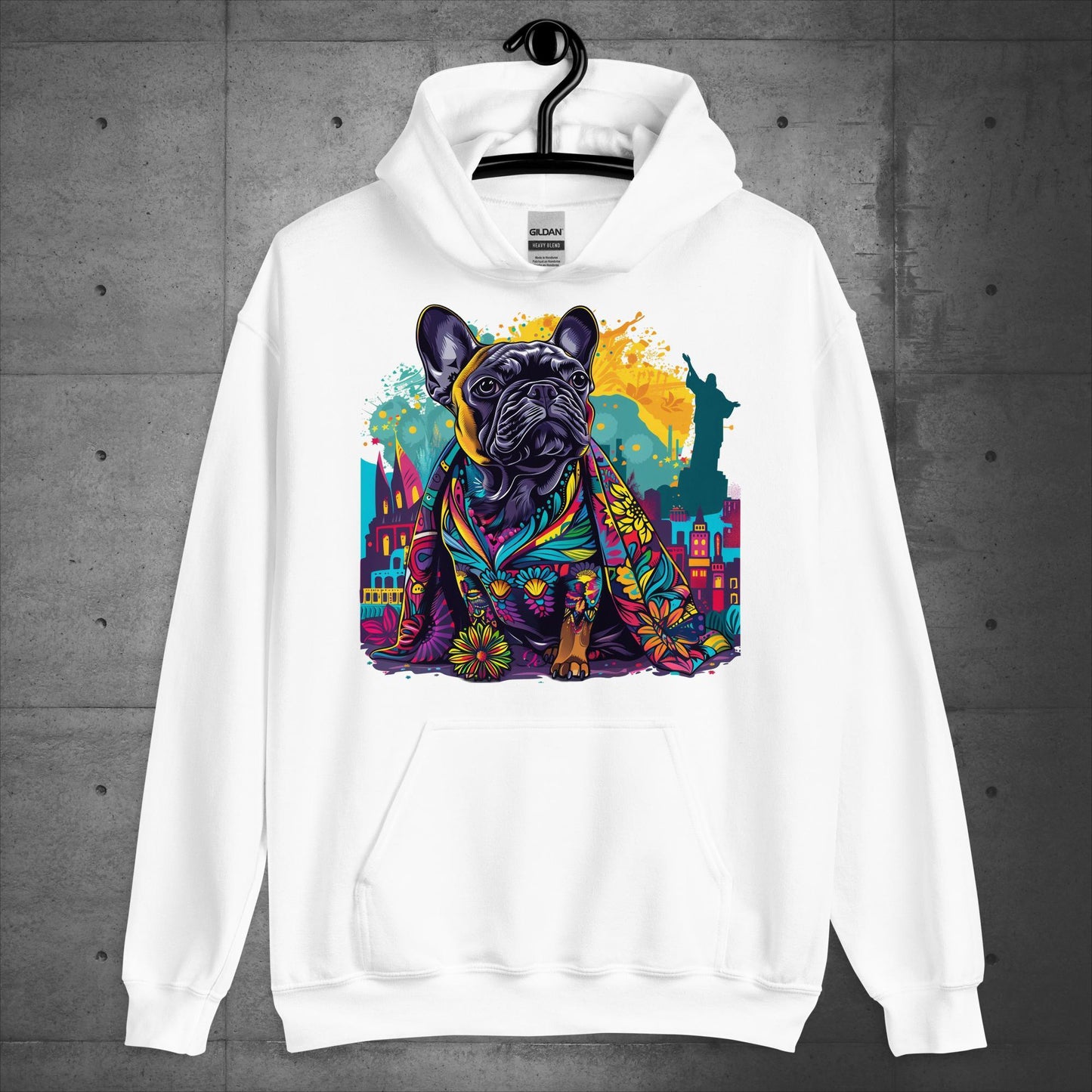 Brazilian Carnival Frenchie - Unisex Hoodie - Frenchie Emporium