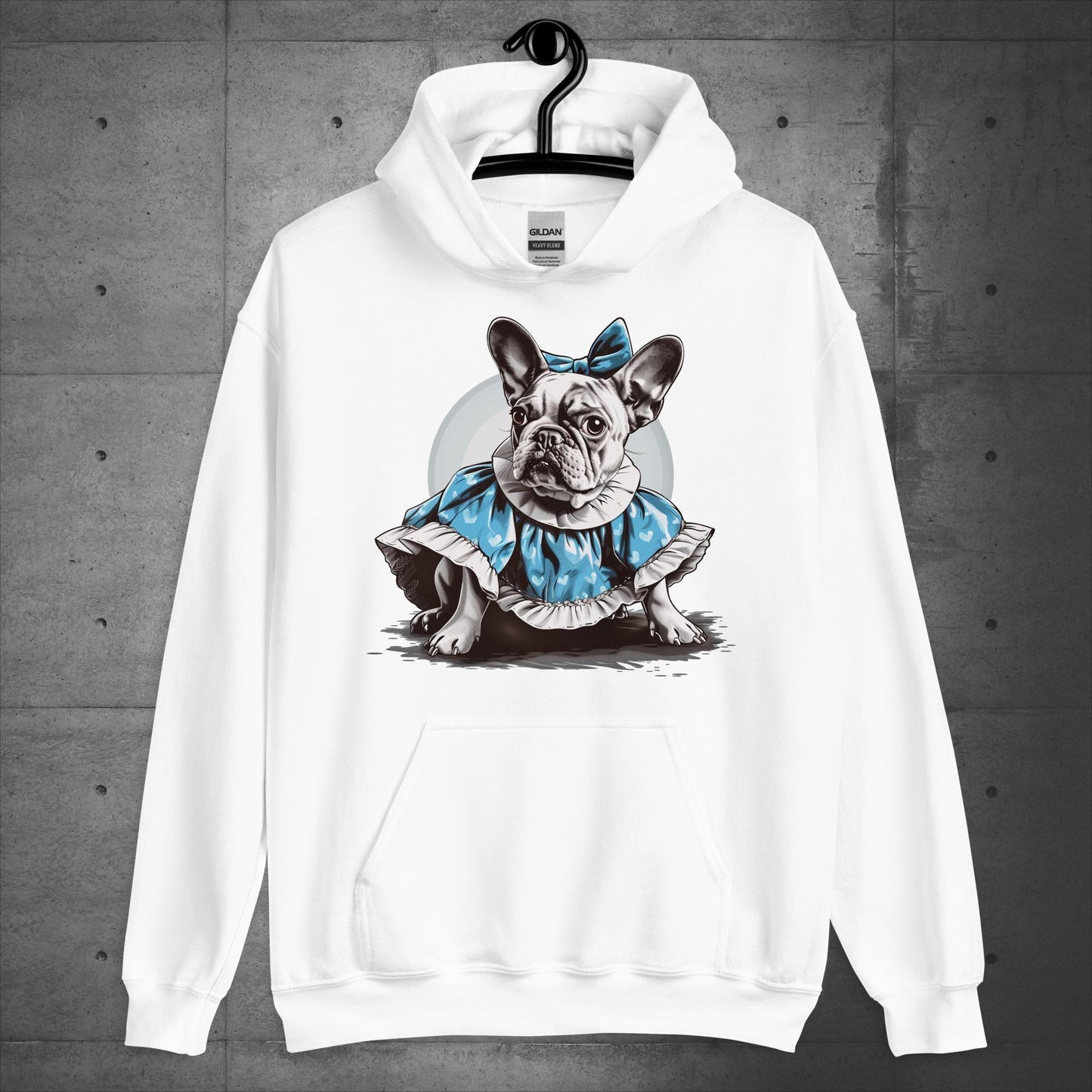 Alice in Wonderland Frenchie - Unisex Hoodie - Frenchie Emporium