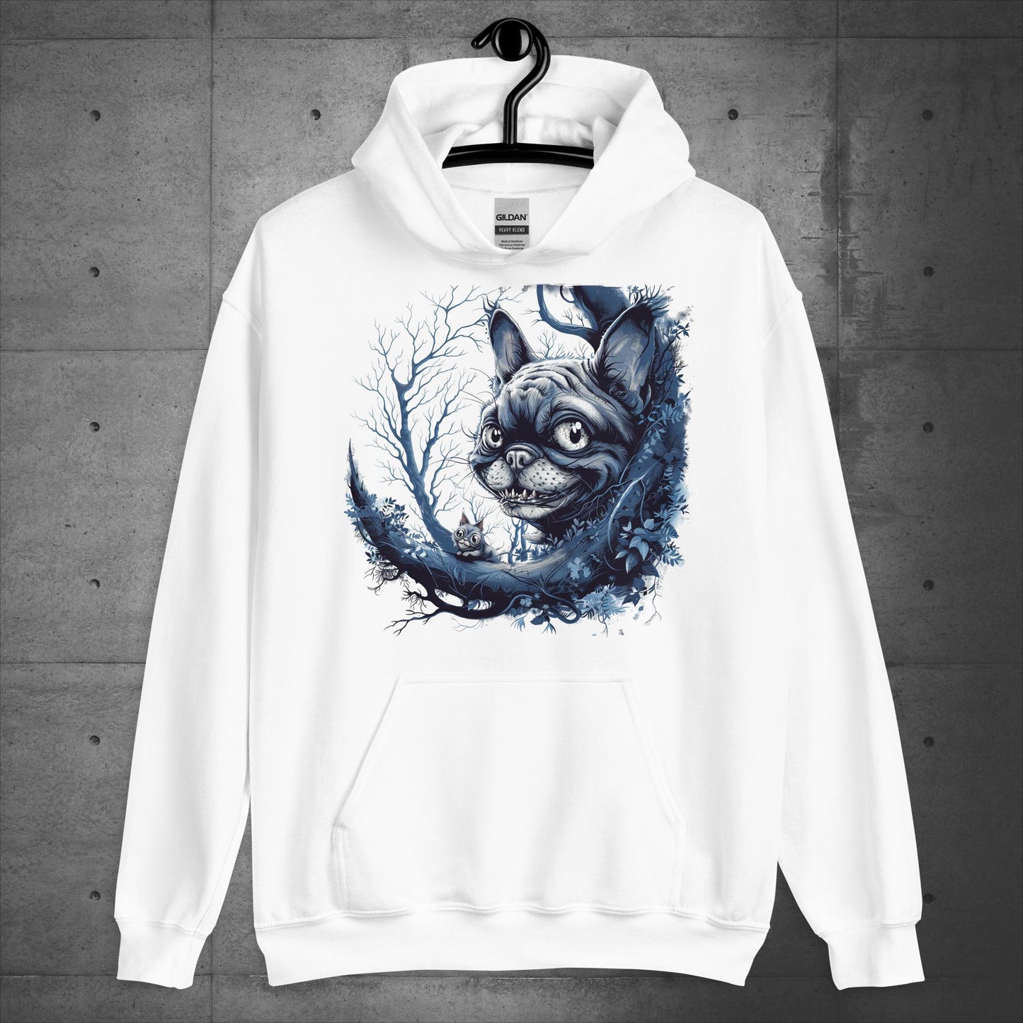 Frenchie Cheshire Cat - Unisex Hoodie - Frenchie Emporium