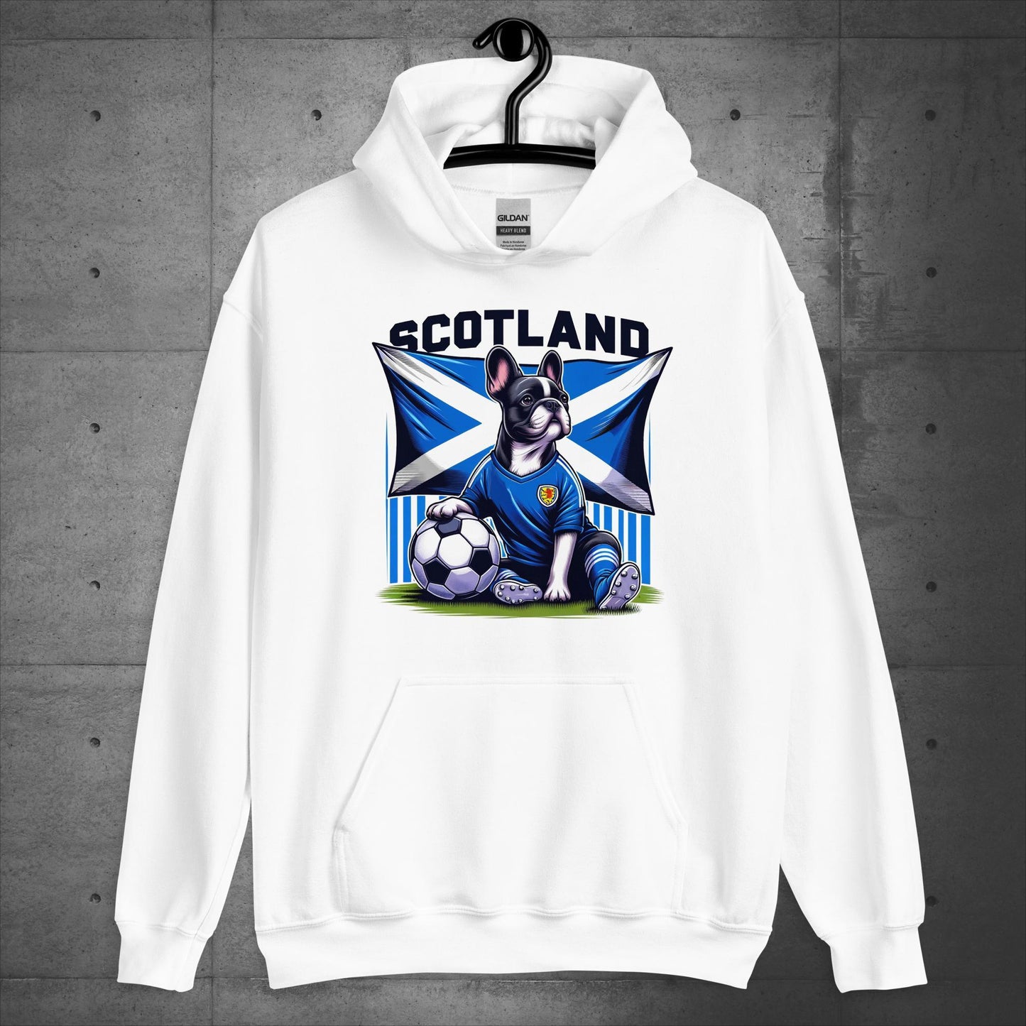 Frenchie Scotland Football Fan - Unisex Hoodie - Frenchie Emporium