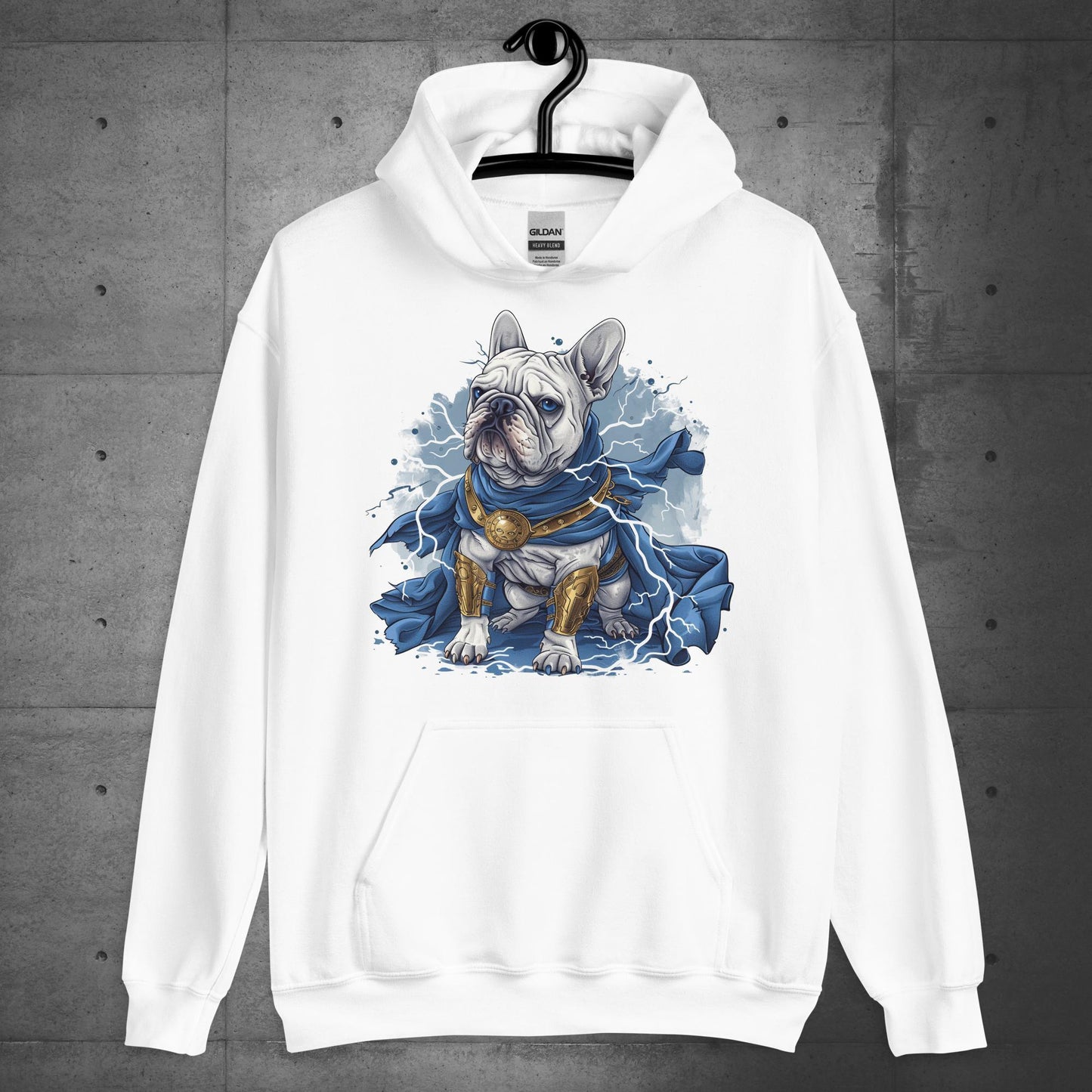 "Divine Authority" Frenchie Unisex Hoodie - Frenchie Emporium