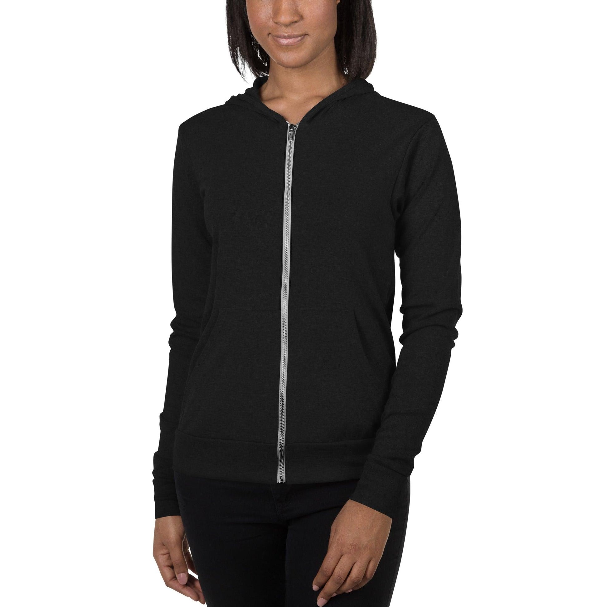 Frenchie Joker Villainous Unisex Zip Hoodie - black - Frenchie Emporium