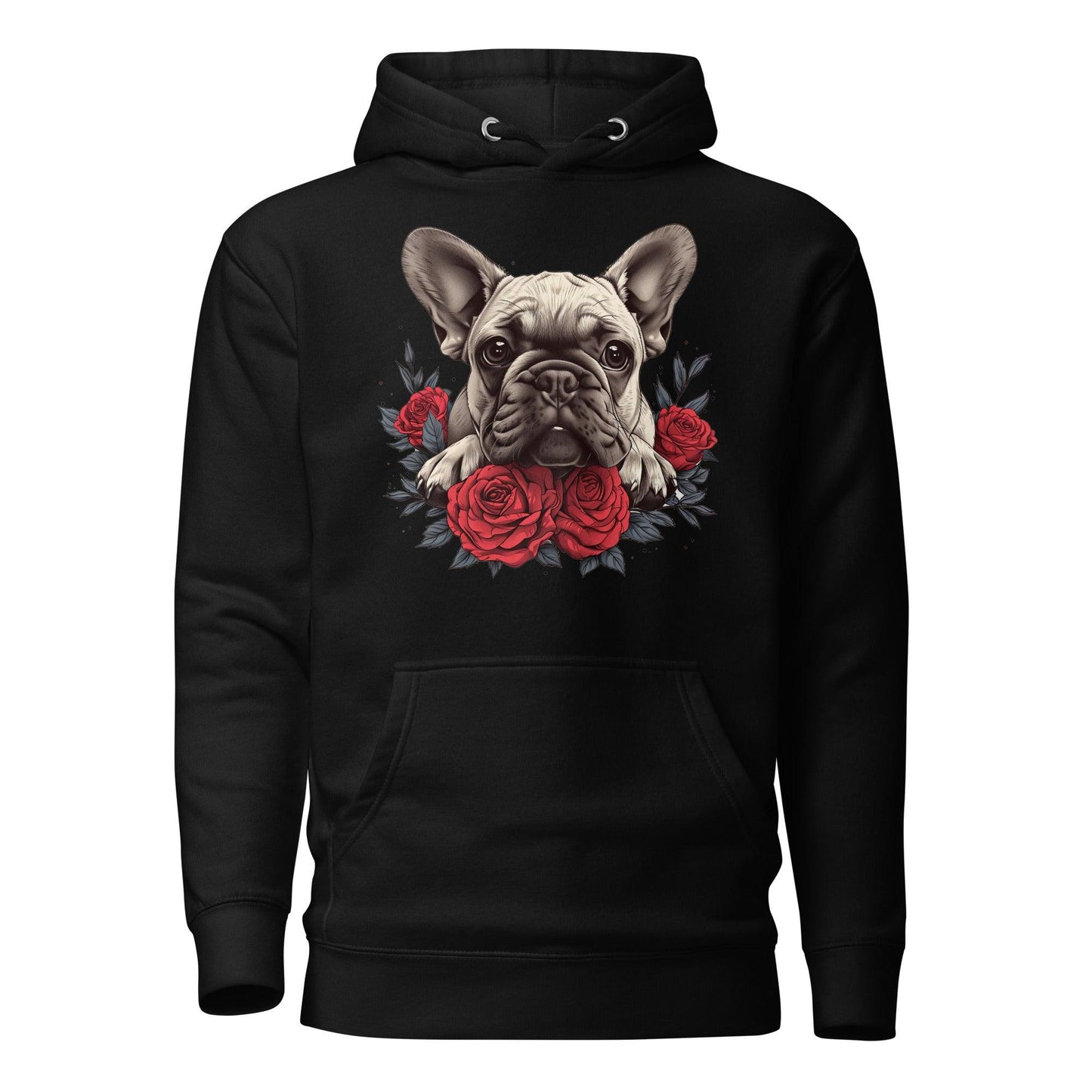 "Rosy Gaze Frenchie" - Unisex Hoodie - Frenchie Emporium