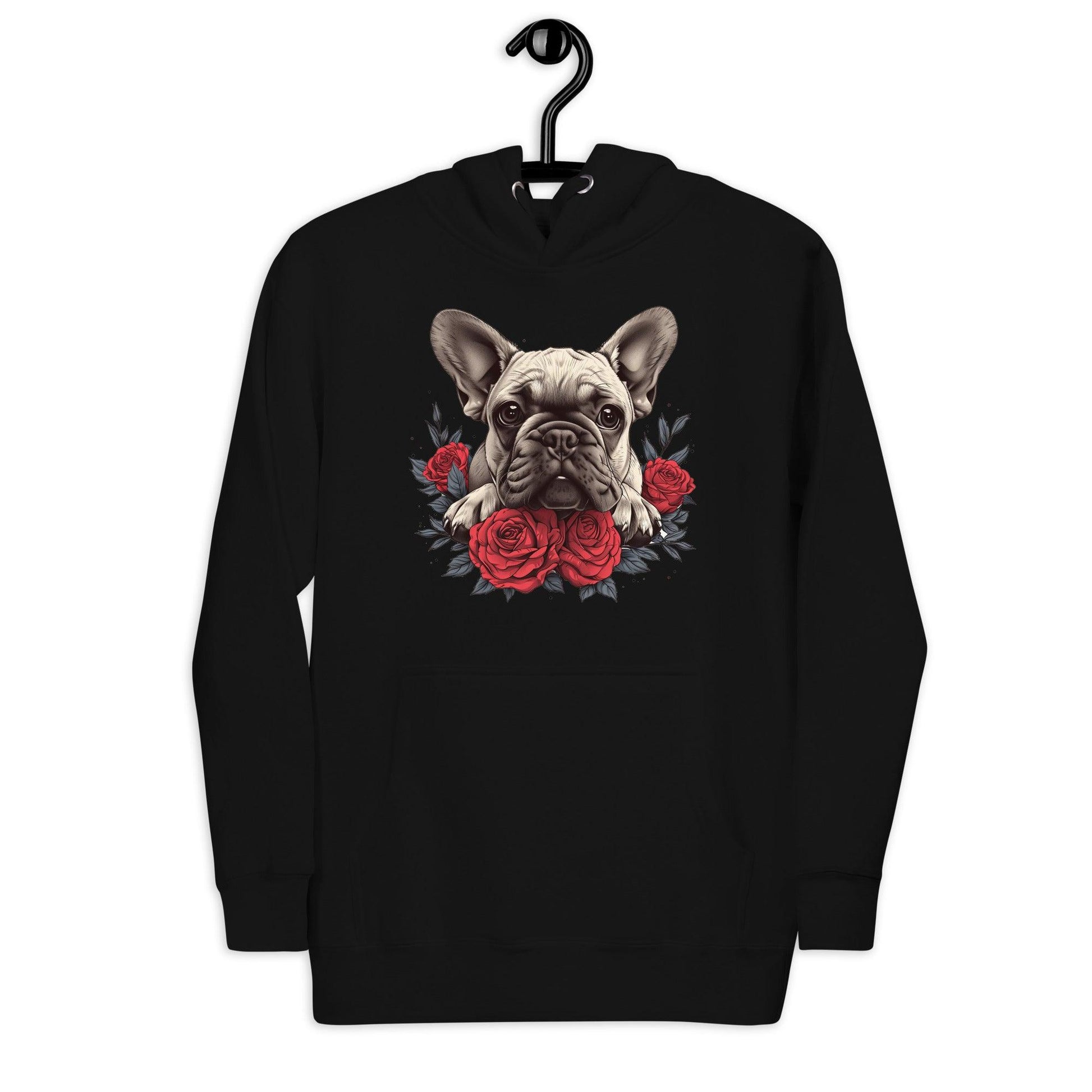 "Rosy Gaze Frenchie" - Unisex Hoodie - Frenchie Emporium
