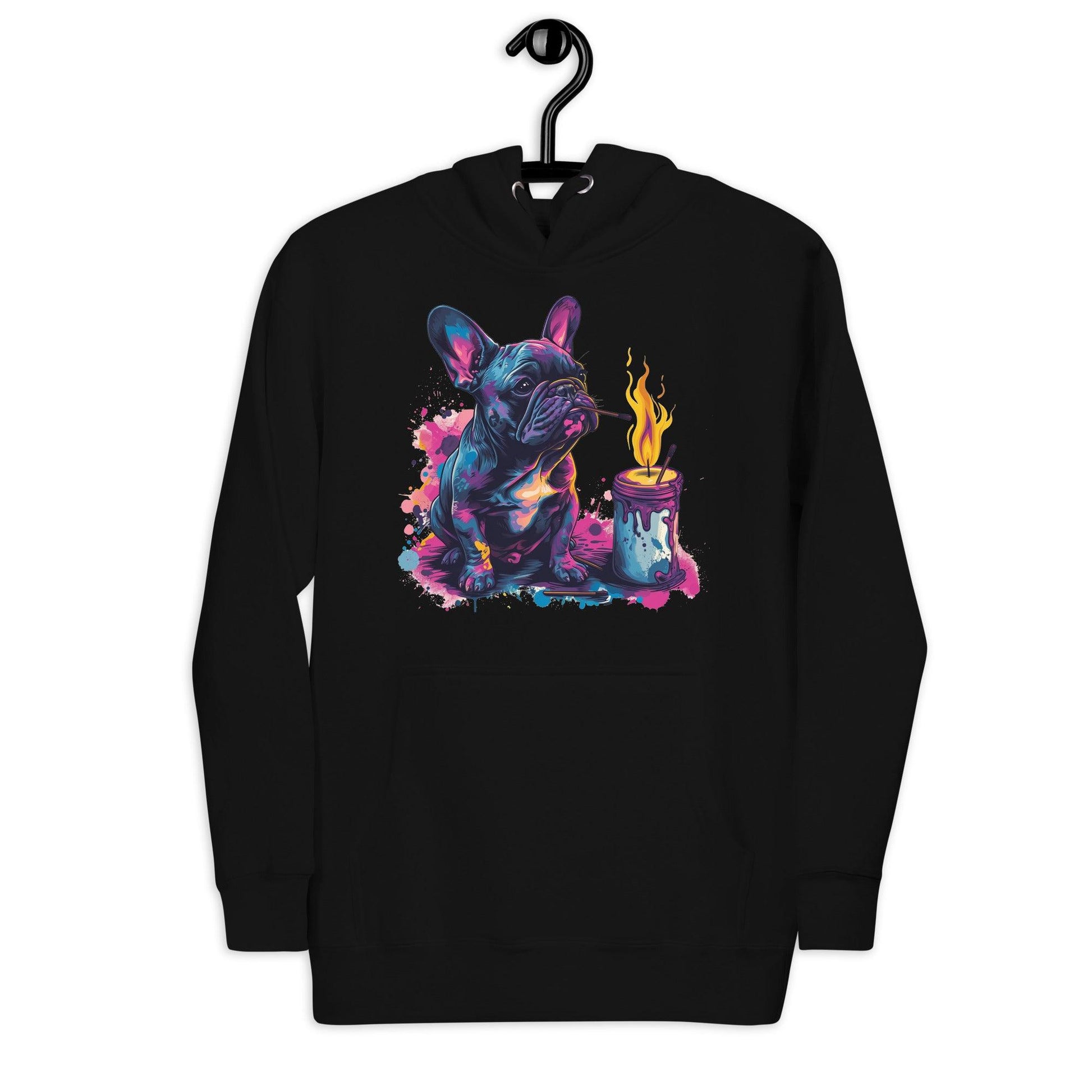 "Light My Fire French Bulldog" - Unisex Hoodie - Frenchie Emporium