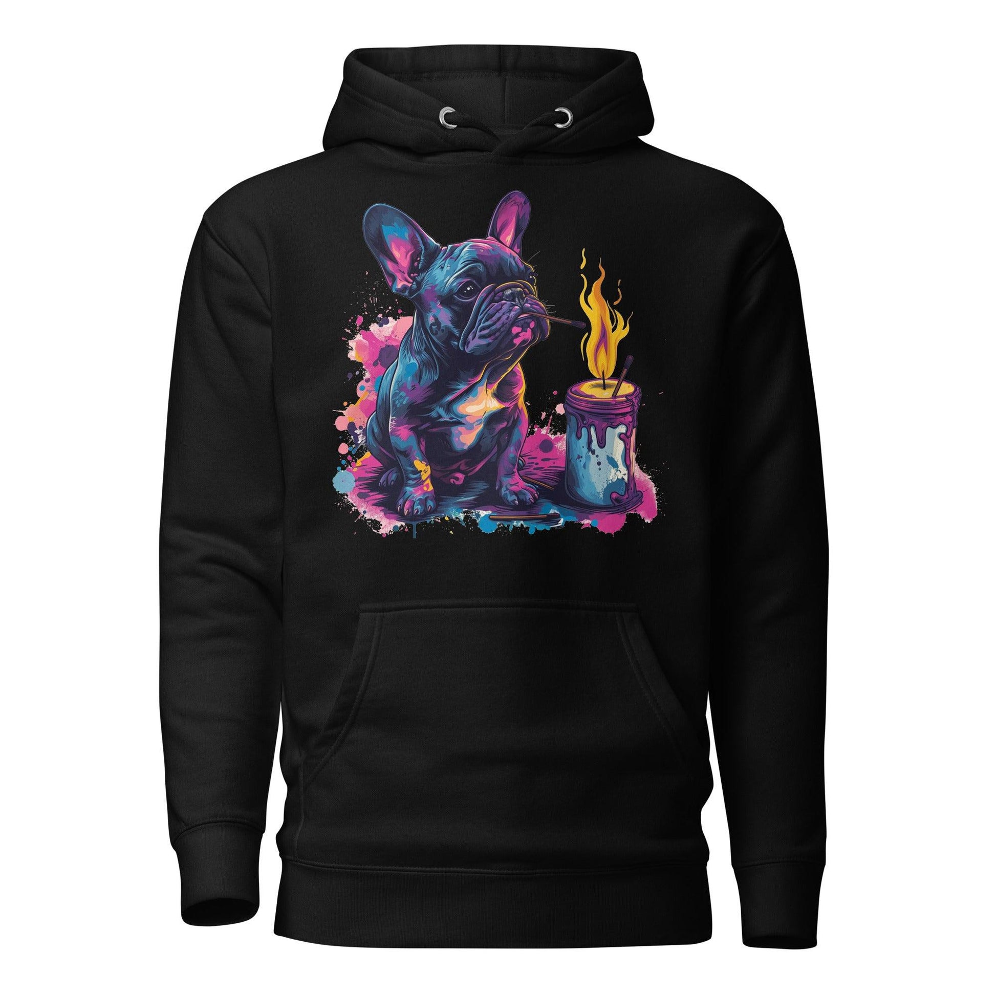 "Light My Fire French Bulldog" - Unisex Hoodie - Frenchie Emporium