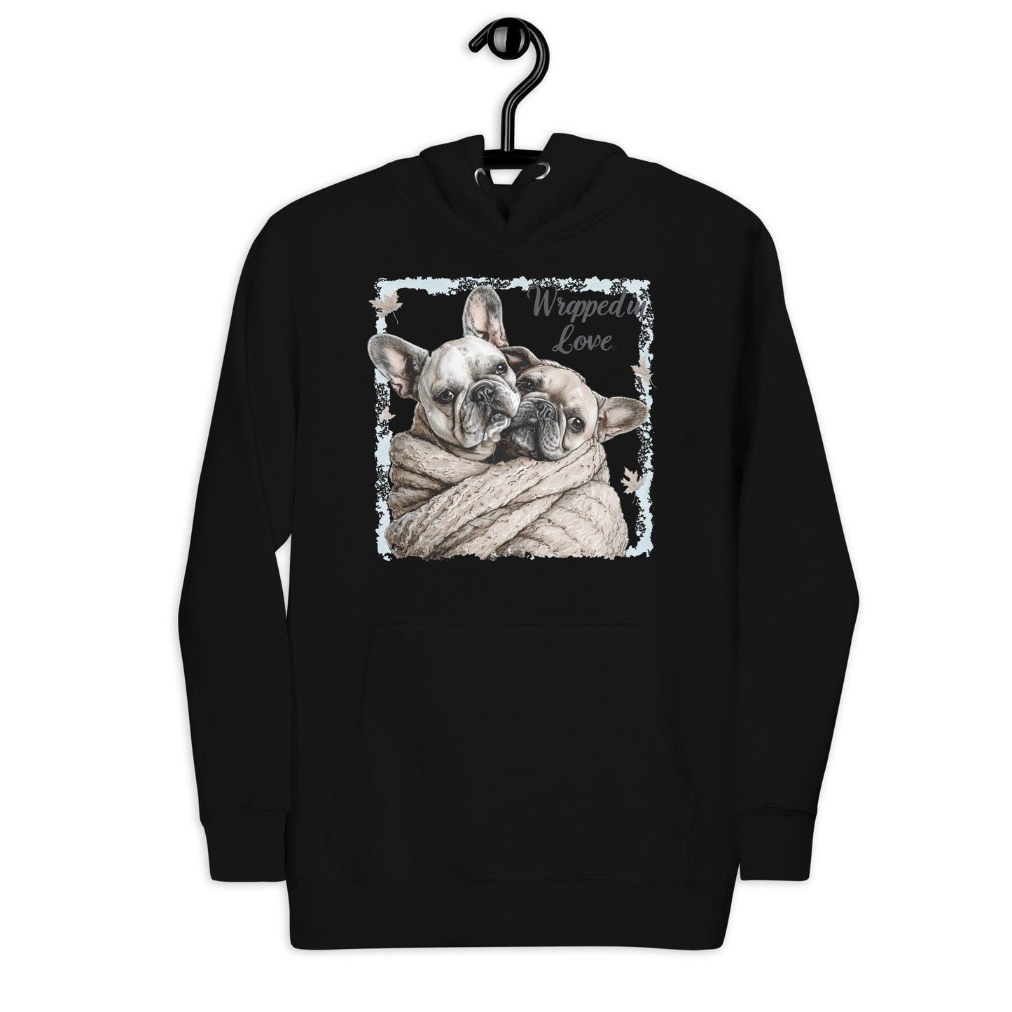 Wrapped in Love" Unisex Hoodie - Frenchie Emporium