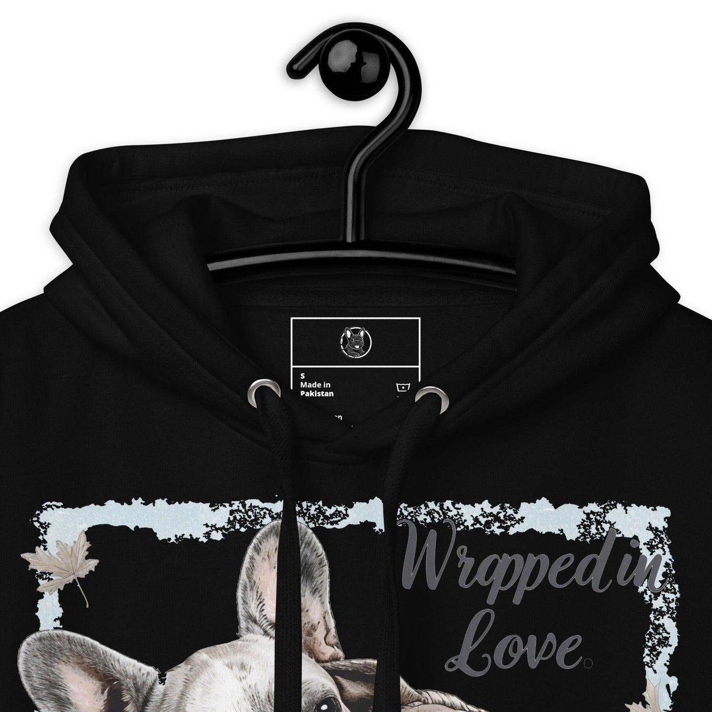 Wrapped in Love" Unisex Hoodie - Frenchie Emporium