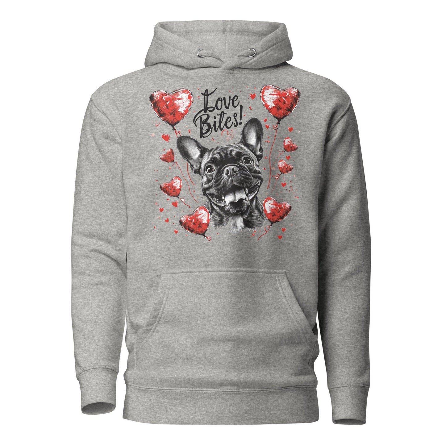 "Love Bites!"- Unisex Hoodie - Frenchie Emporium