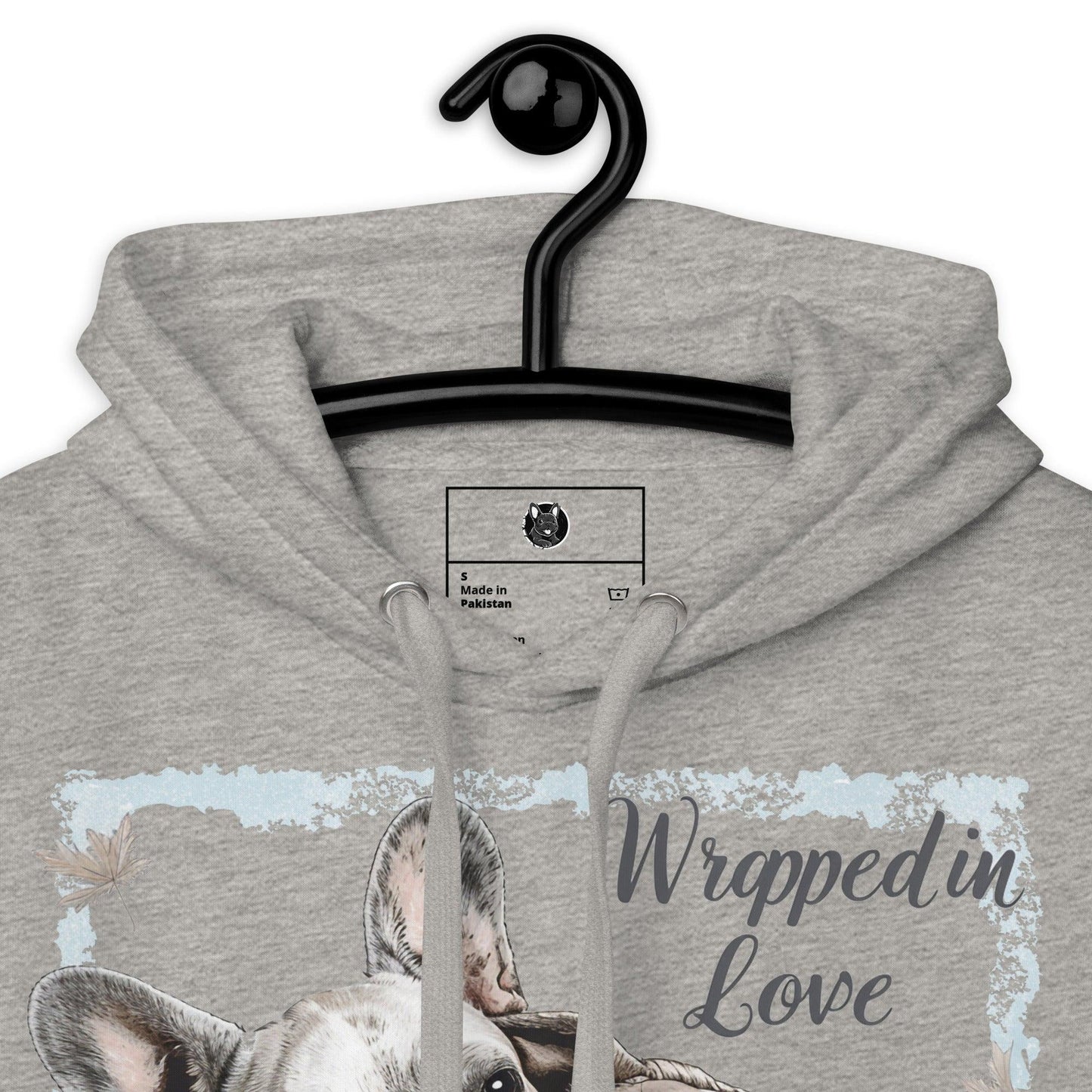 Wrapped in Love" Unisex Hoodie - Frenchie Emporium