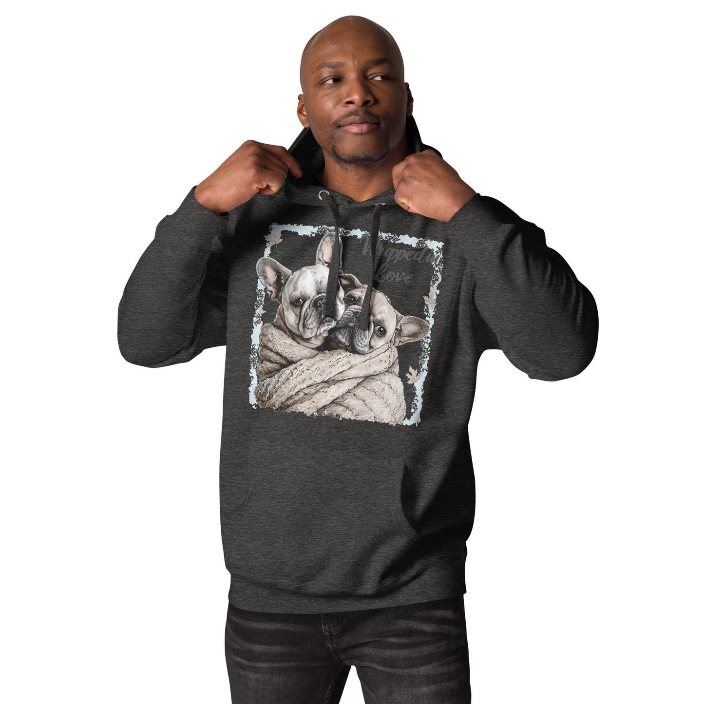 Wrapped in Love" Unisex Hoodie - Frenchie Emporium