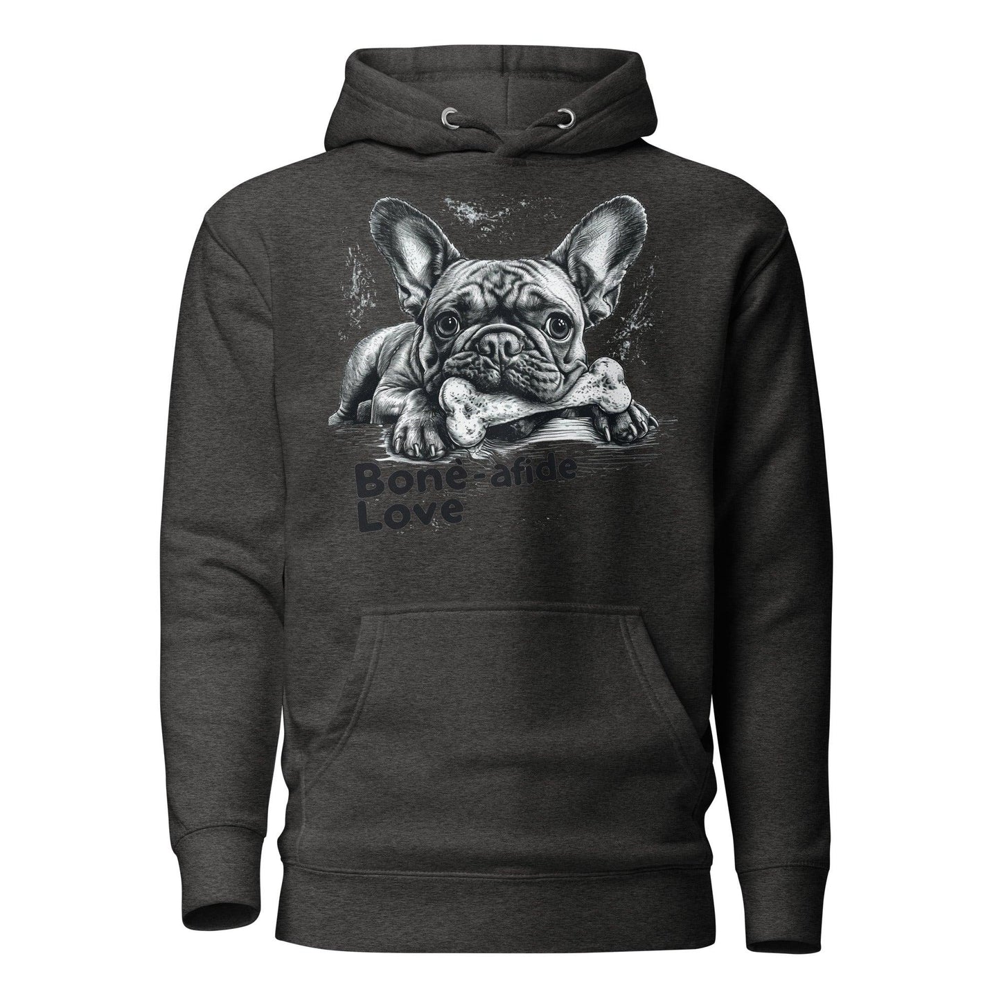 "Bone-afide Love" Unisex Hoodie - Frenchie Emporium