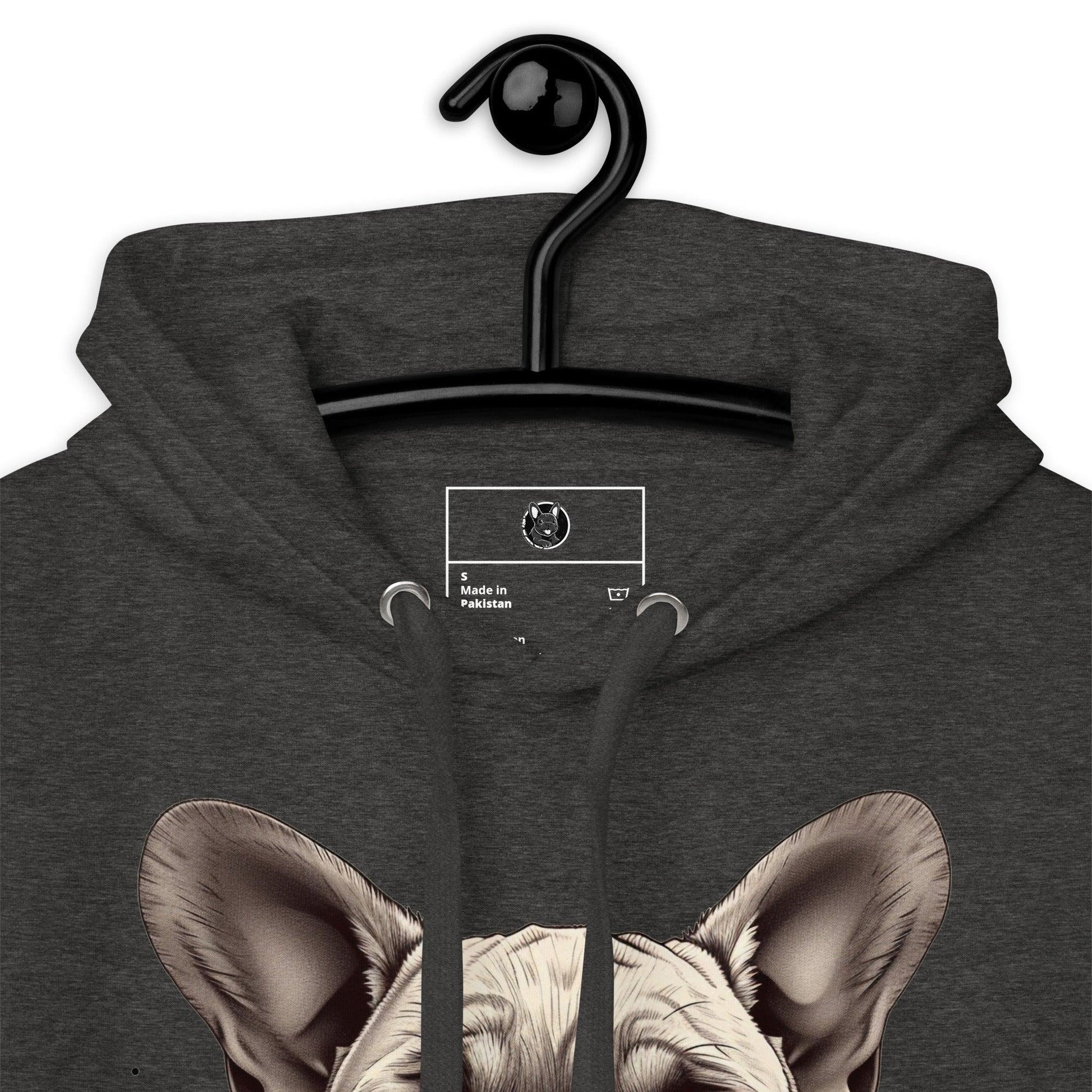 "Rosy Gaze Frenchie" - Unisex Hoodie - Frenchie Emporium