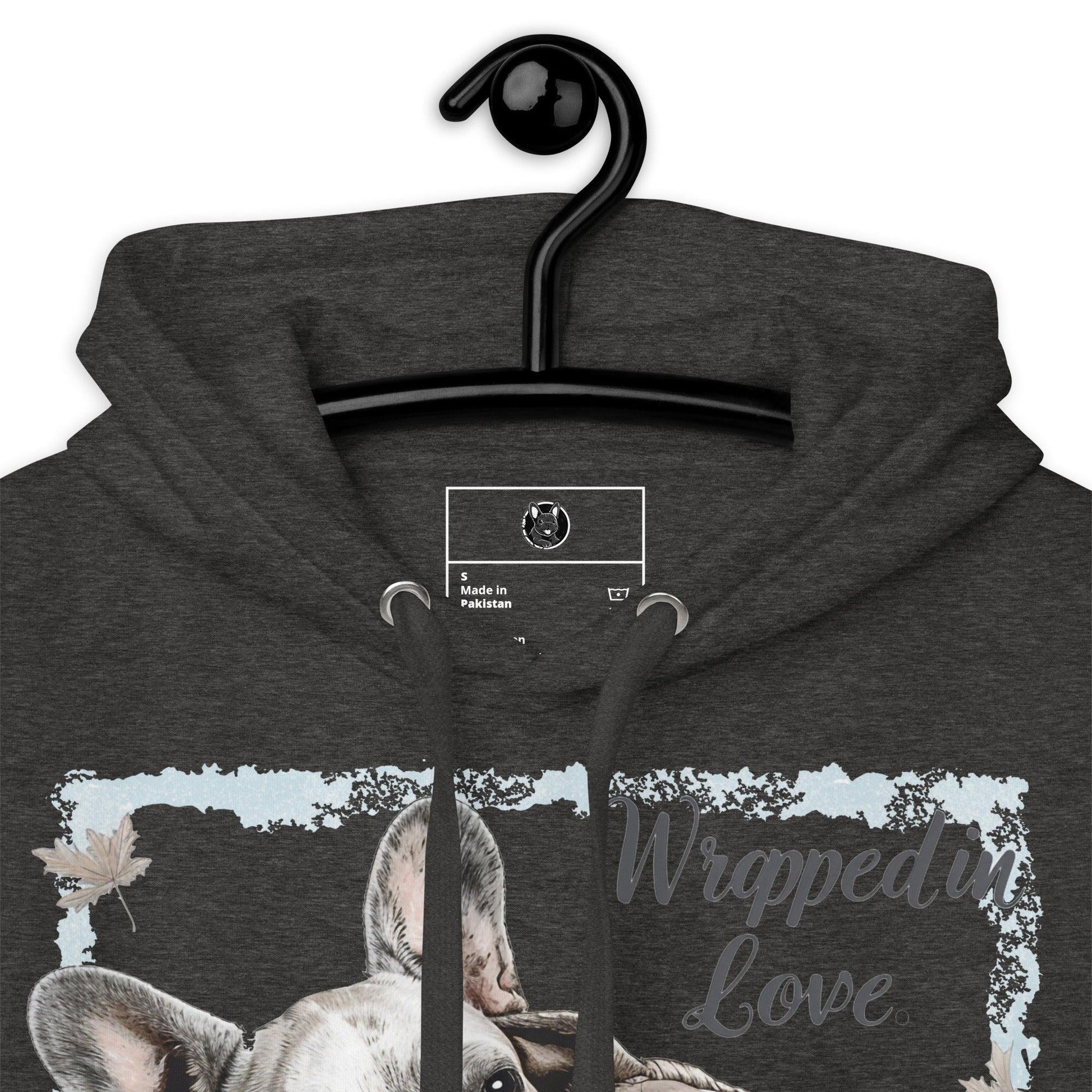 Wrapped in Love" Unisex Hoodie - Frenchie Emporium