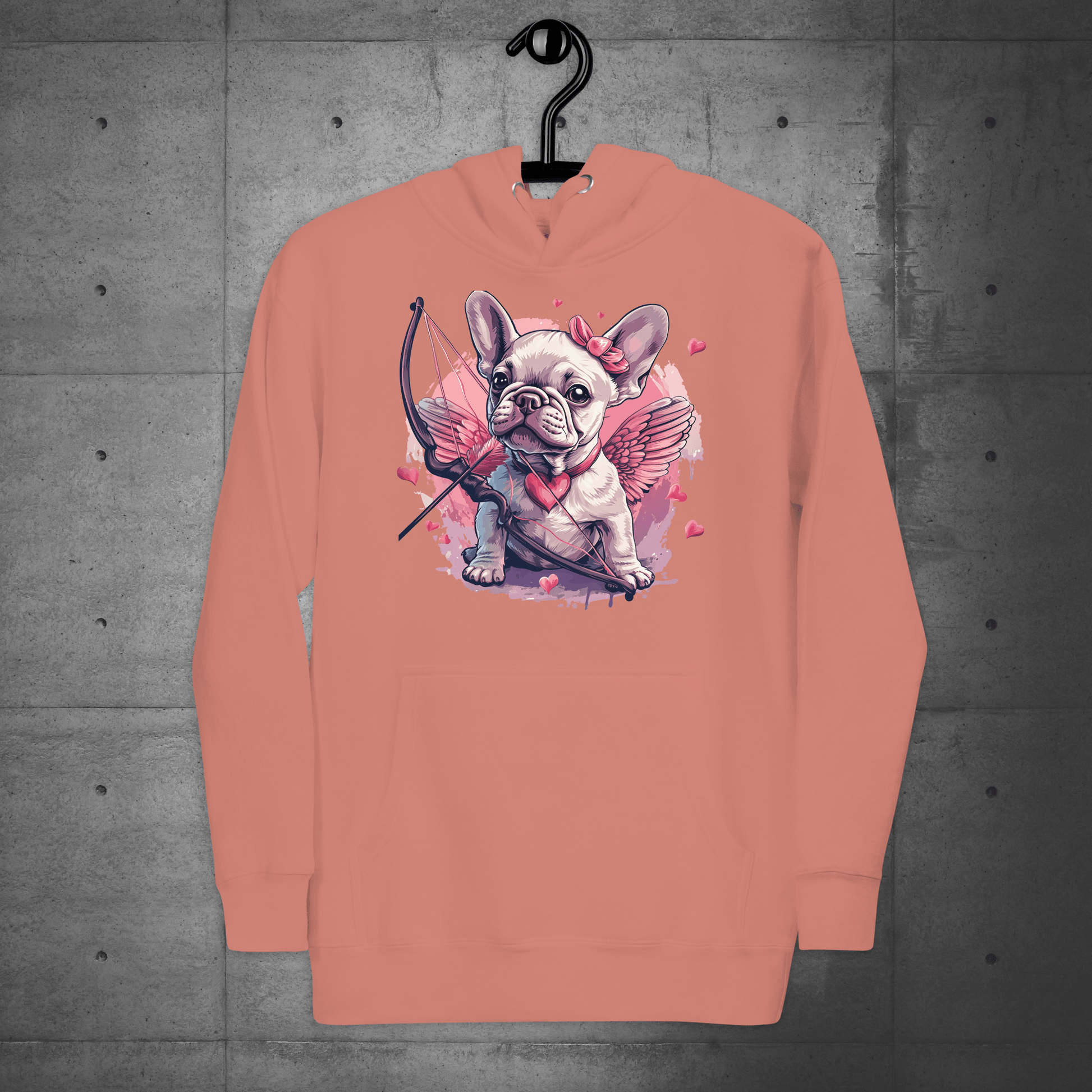 "Cupid's Companion" Unisex Hoodie - Frenchie Emporium