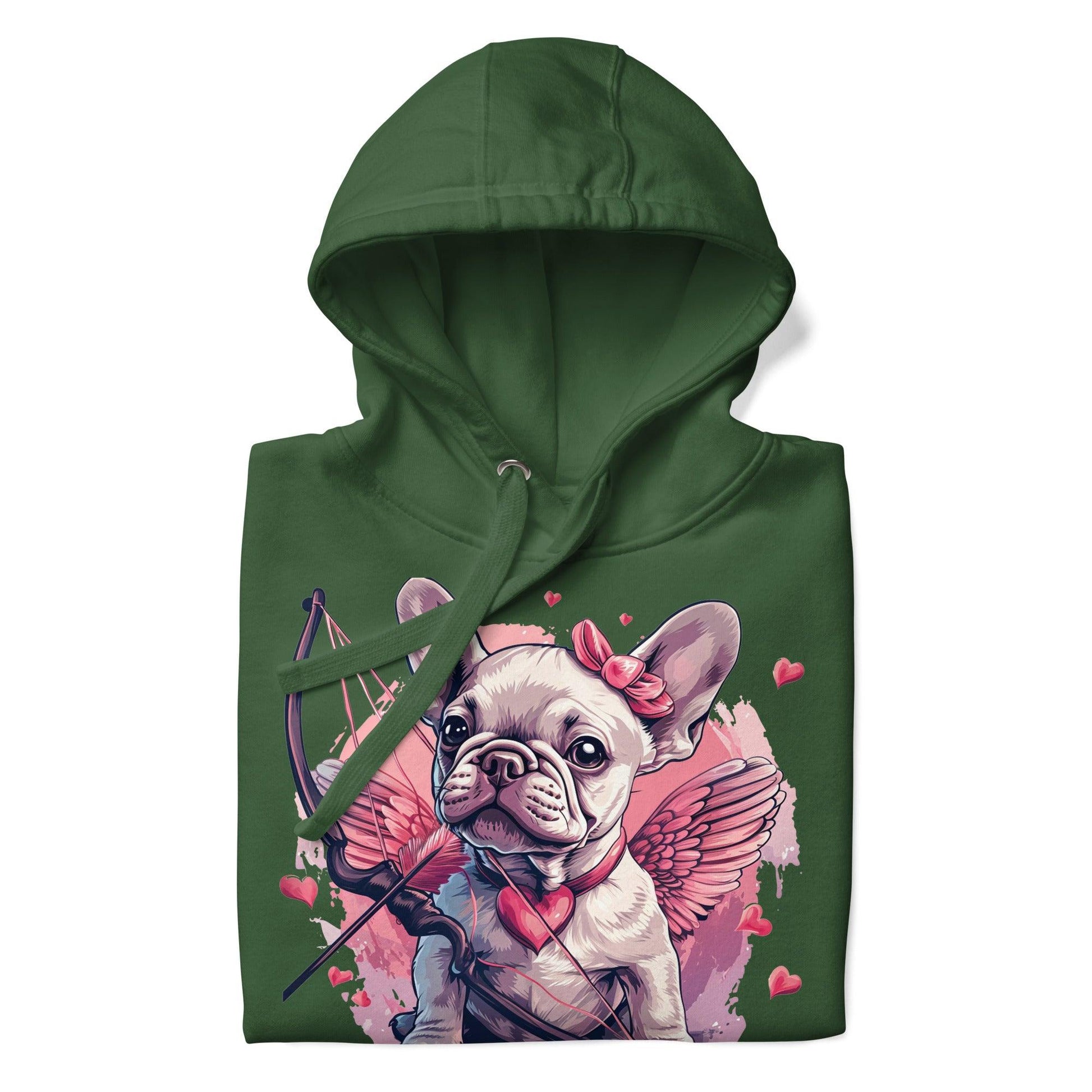 "Cupid's Companion" Unisex Hoodie - Frenchie Emporium