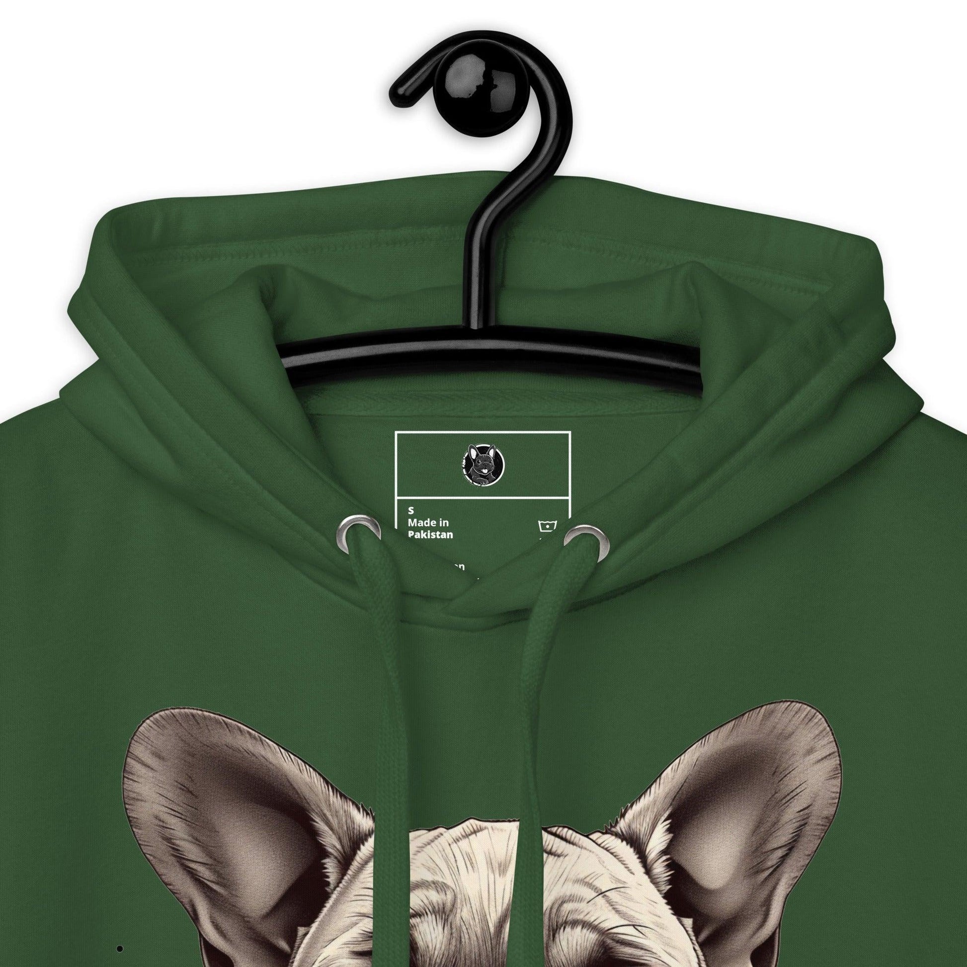 "Rosy Gaze Frenchie" - Unisex Hoodie - Frenchie Emporium