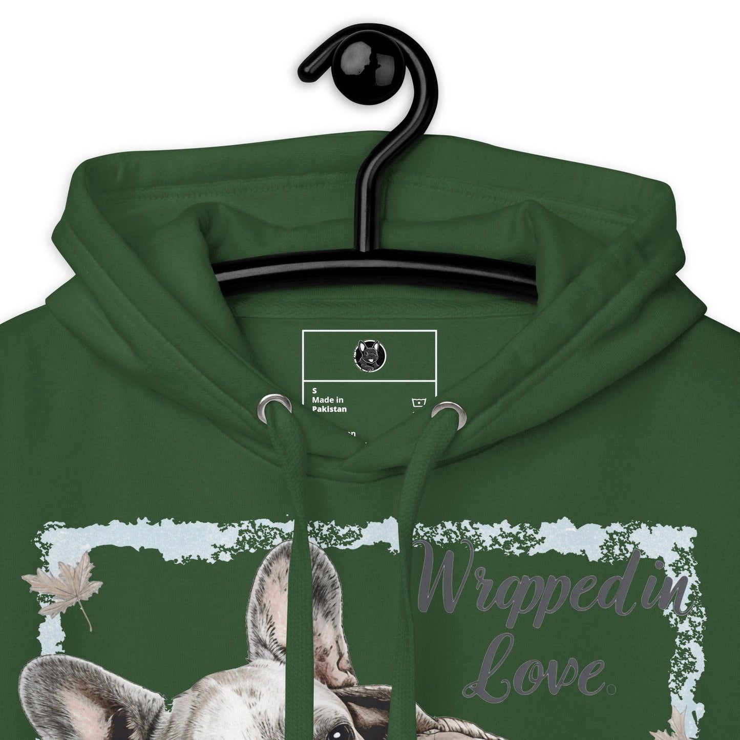 Wrapped in Love" Unisex Hoodie - Frenchie Emporium