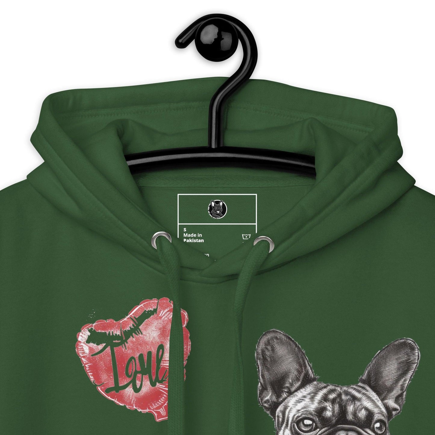"Love is Fur-real" - Unisex Hoodie - Frenchie Emporium