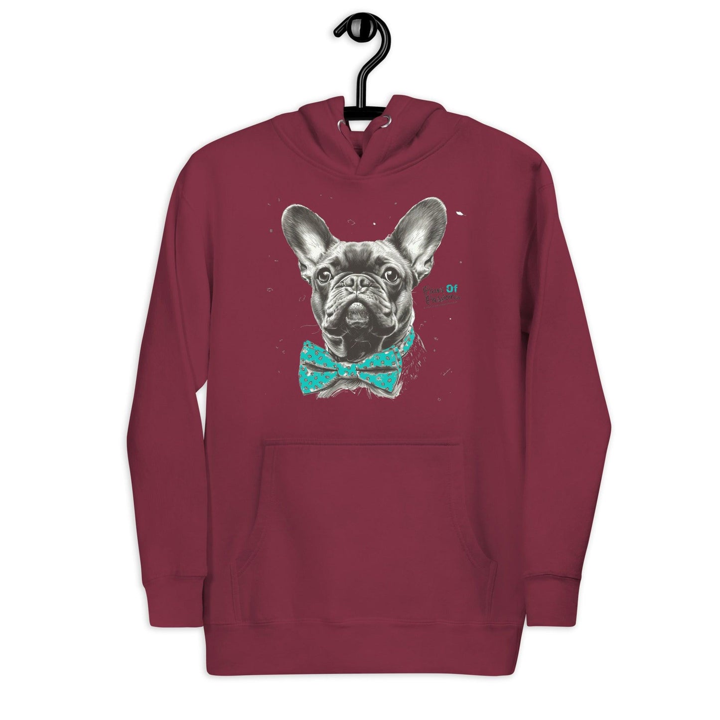 "Paws of Passion" Unisex Hoodie - Frenchie Emporium