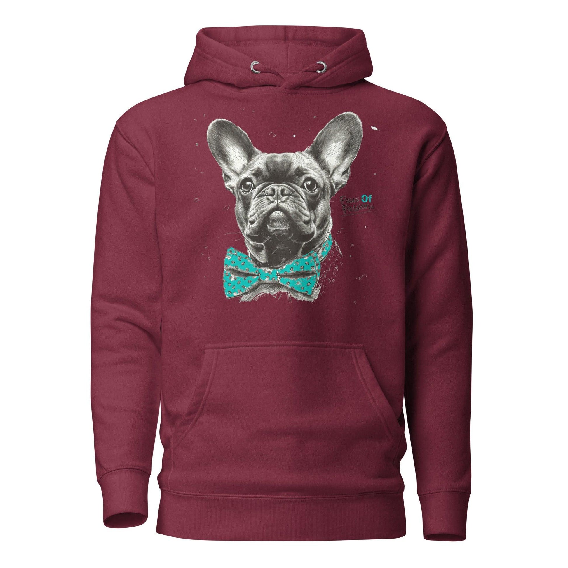 "Paws of Passion" Unisex Hoodie - Frenchie Emporium