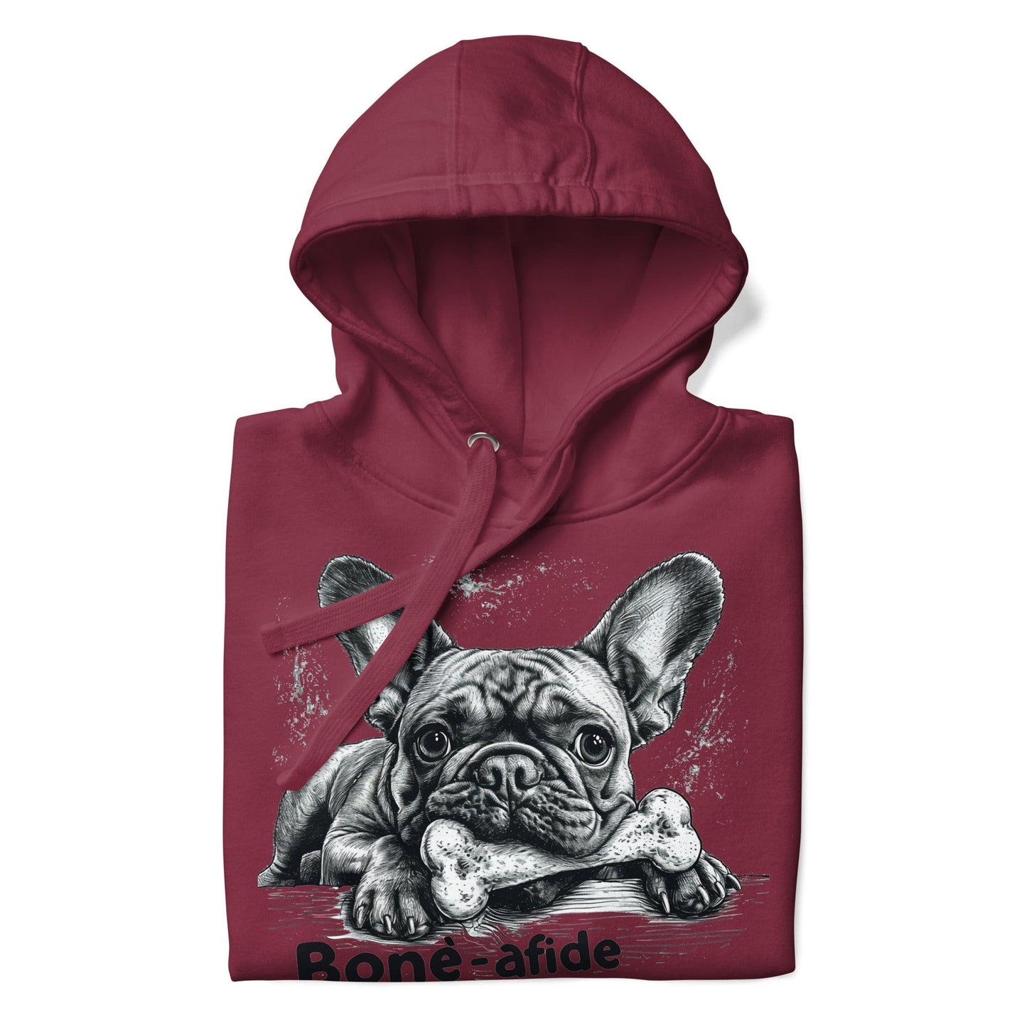 "Bone-afide Love" Unisex Hoodie - Frenchie Emporium