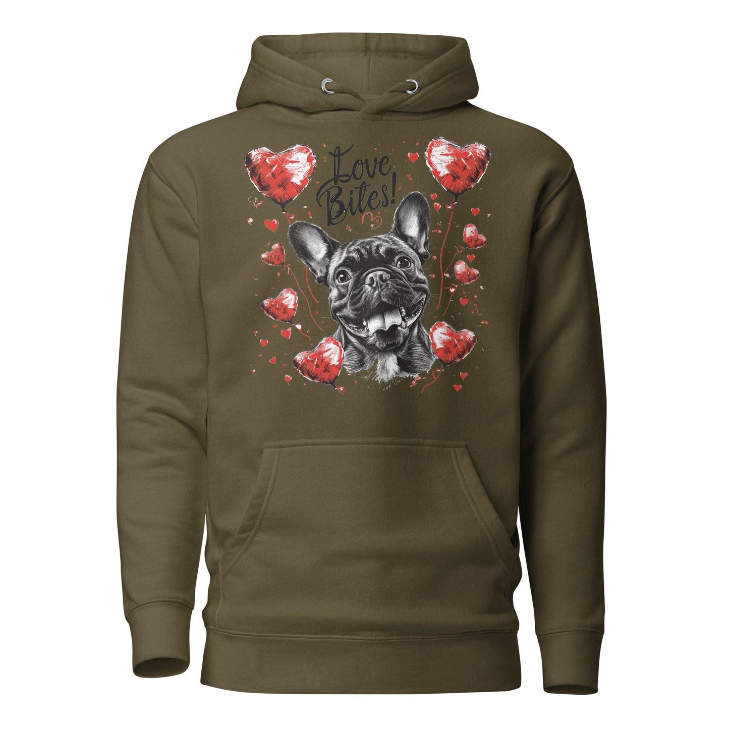 "Love Bites!"- Unisex Hoodie - Frenchie Emporium