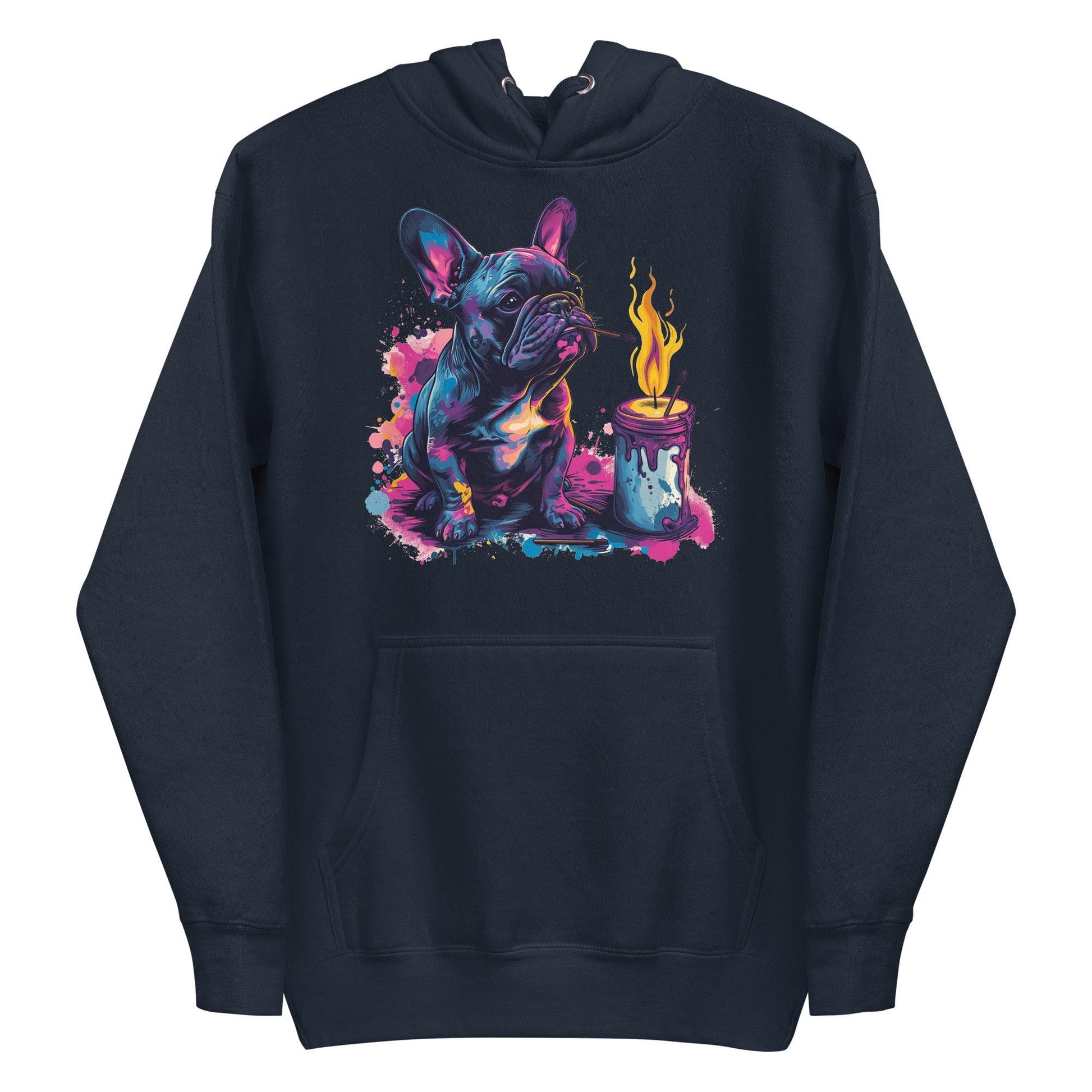 "Light My Fire French Bulldog" - Unisex Hoodie - Frenchie Emporium
