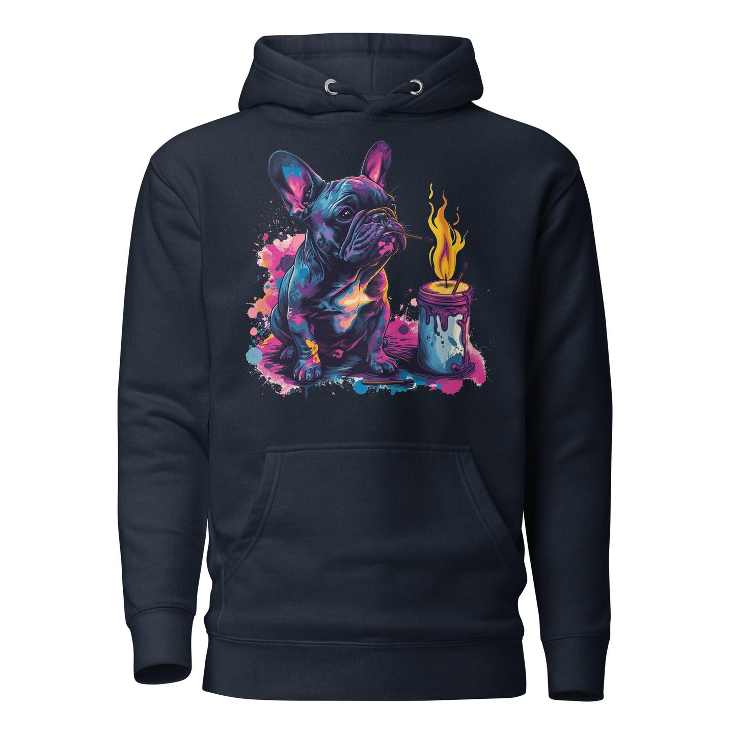 "Light My Fire French Bulldog" - Unisex Hoodie - Frenchie Emporium