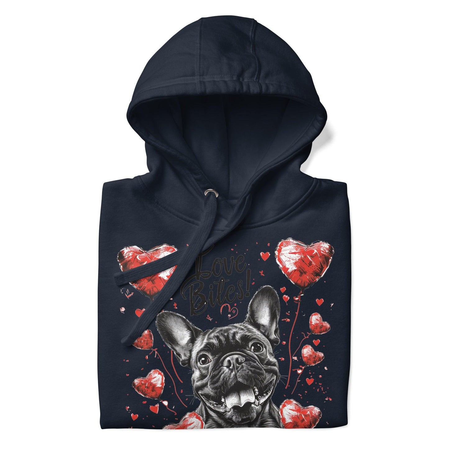 "Love Bites!"- Unisex Hoodie - Frenchie Emporium