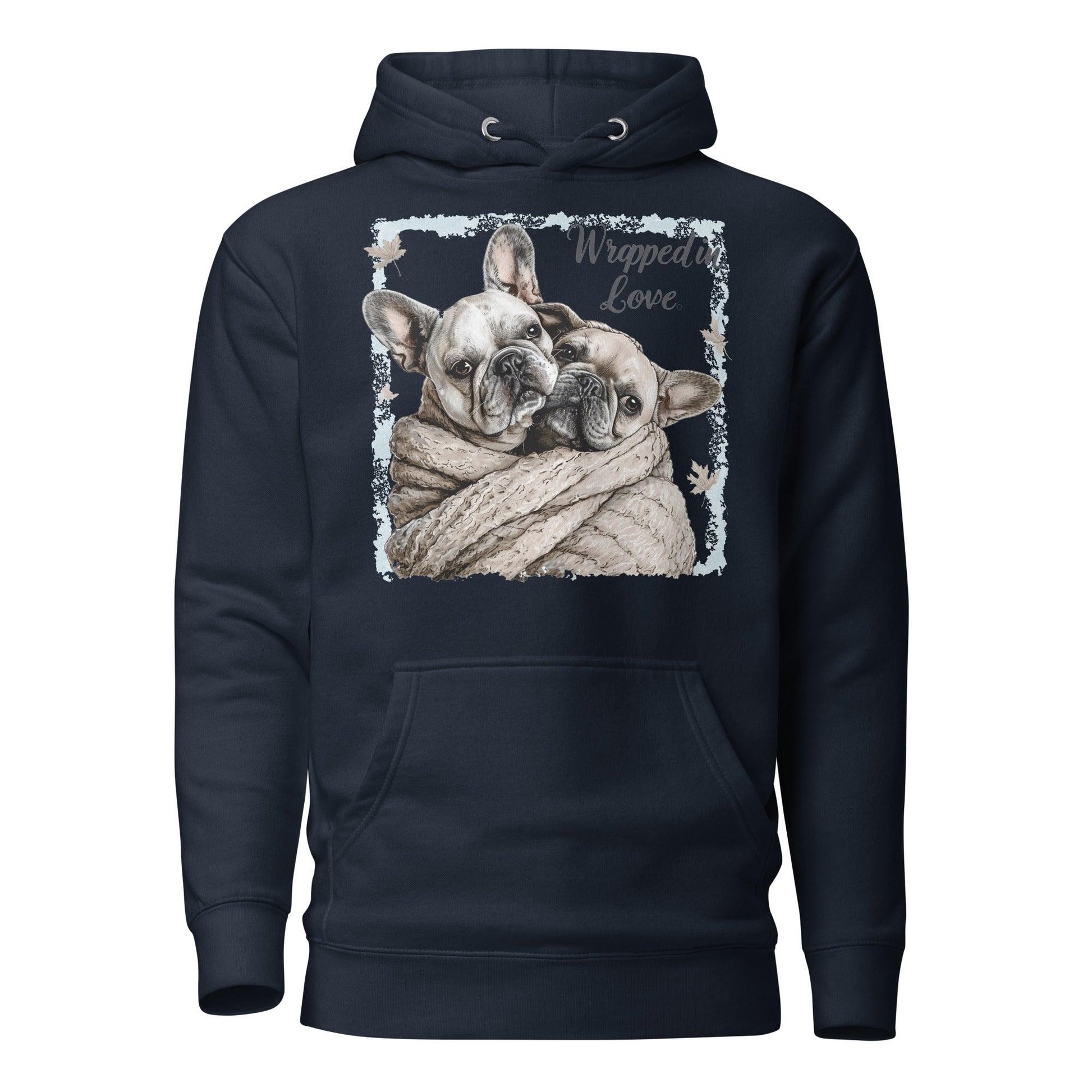 Wrapped in Love" Unisex Hoodie - Frenchie Emporium