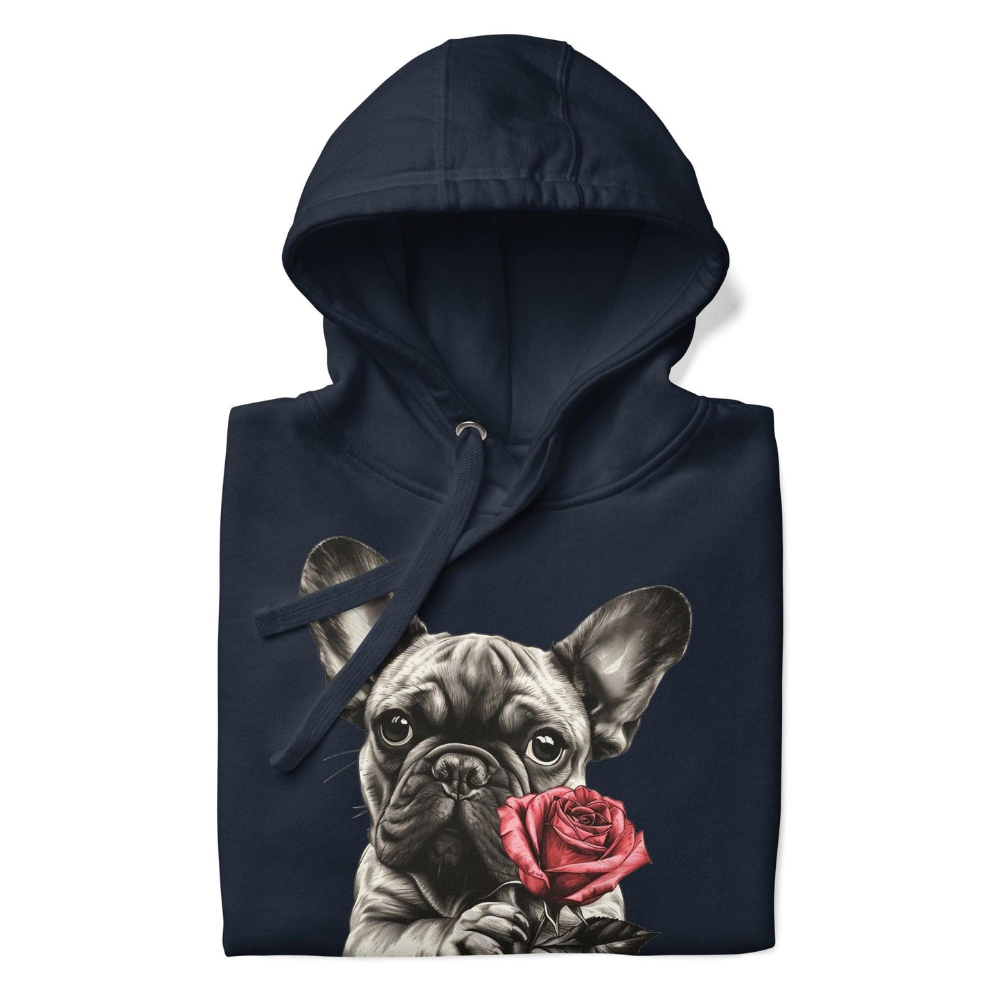 "Rose Embrace" Unisex Hoodie - Frenchie Emporium