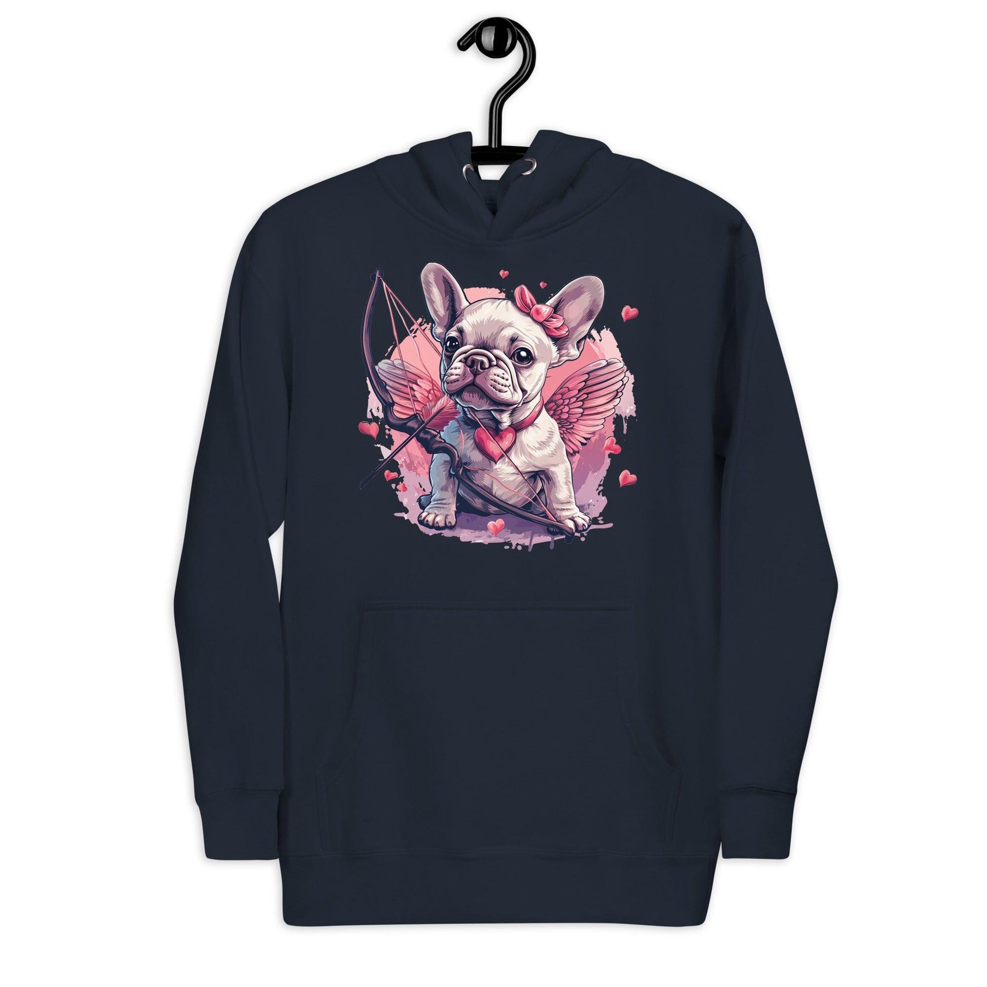 "Cupid's Companion" Unisex Hoodie - Frenchie Emporium