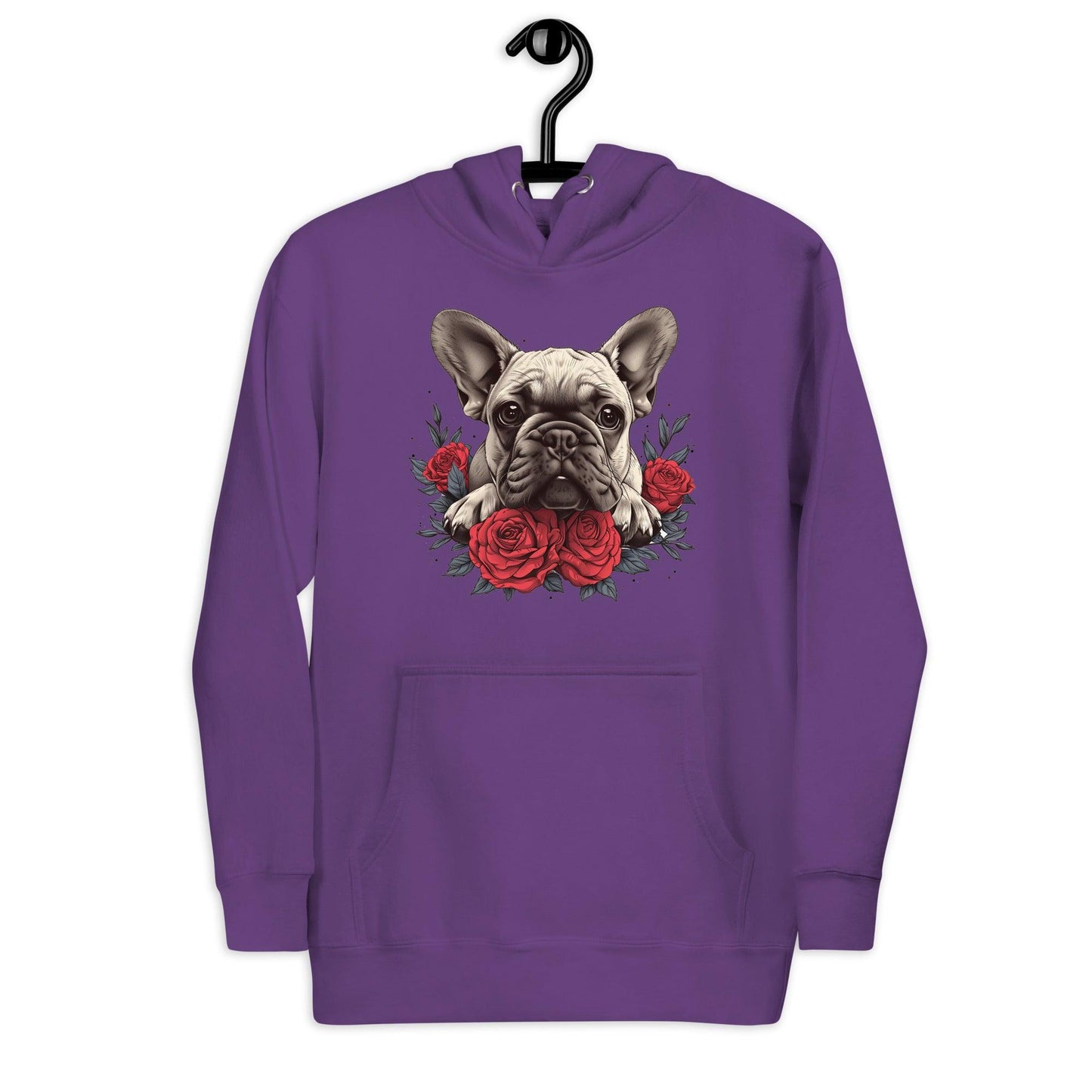 "Rosy Gaze Frenchie" - Unisex Hoodie - Frenchie Emporium