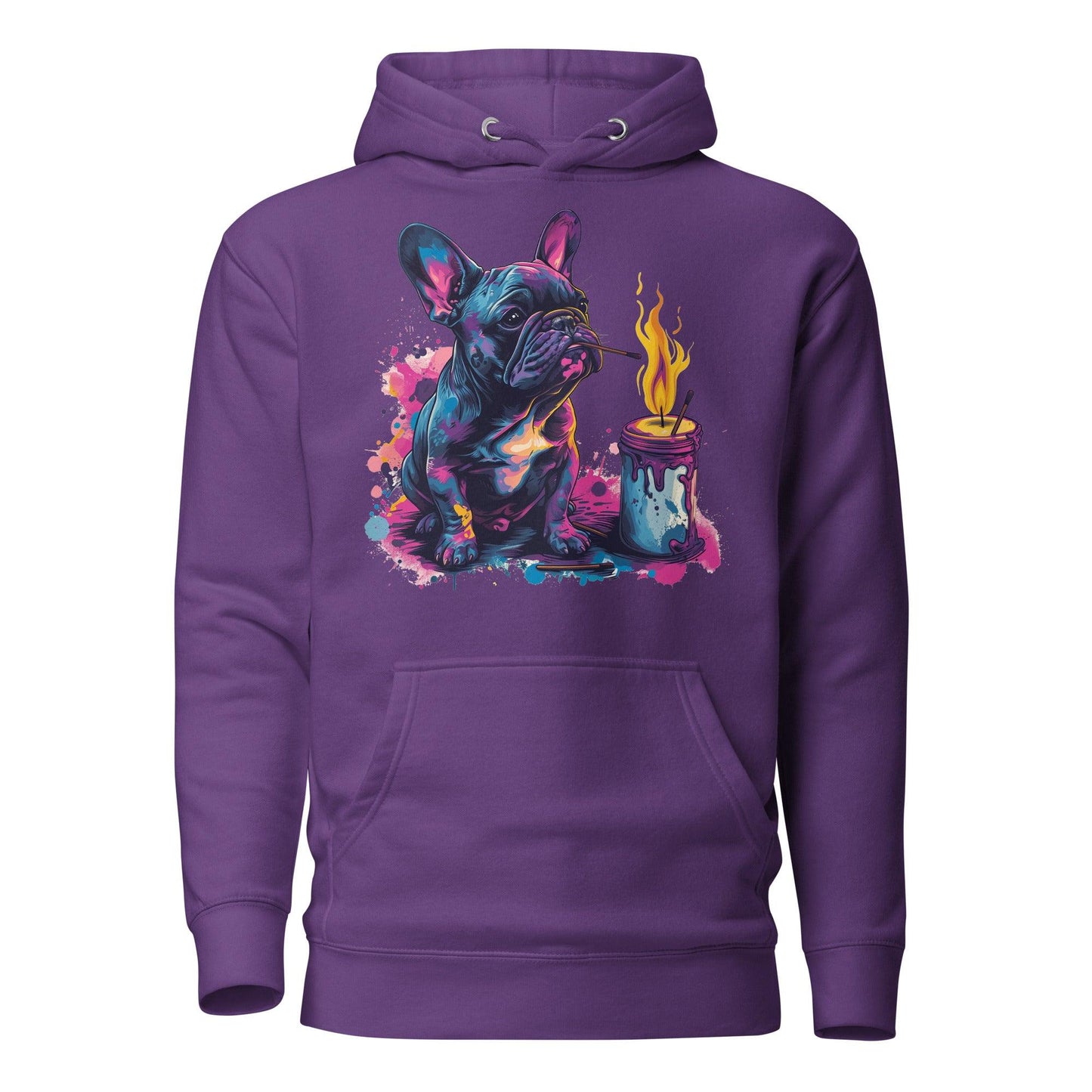 "Light My Fire French Bulldog" - Unisex Hoodie - Frenchie Emporium