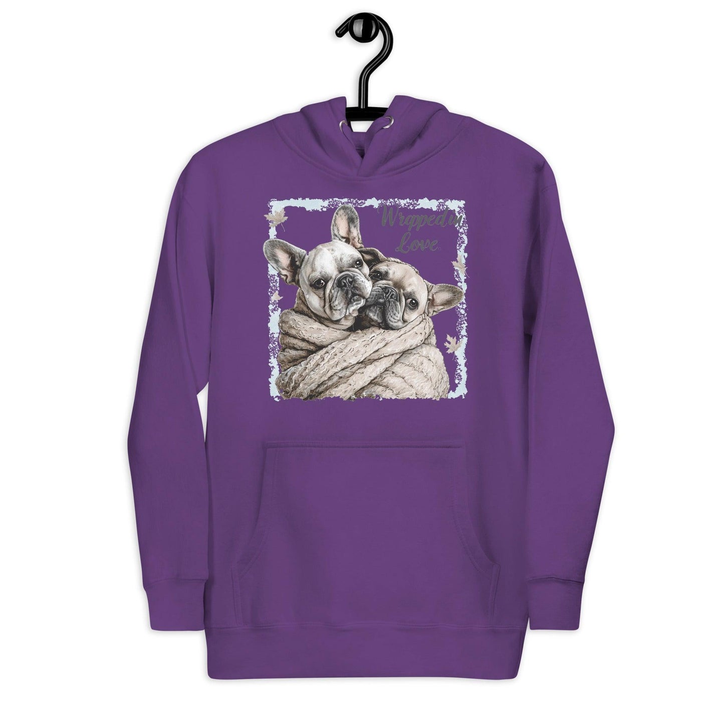 Wrapped in Love" Unisex Hoodie - Frenchie Emporium